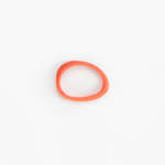 Dinosaur Designs Rock Wishbone Bangle Bracelets in Coral Swirl color resin with Wide Fit