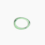 Dinosaur Designs Rock Wishbone Bangle Bracelets in Moss color resin with Narrow Fit