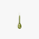 Dinosaur Designs Stone Spoon Tableware in Olive color resin