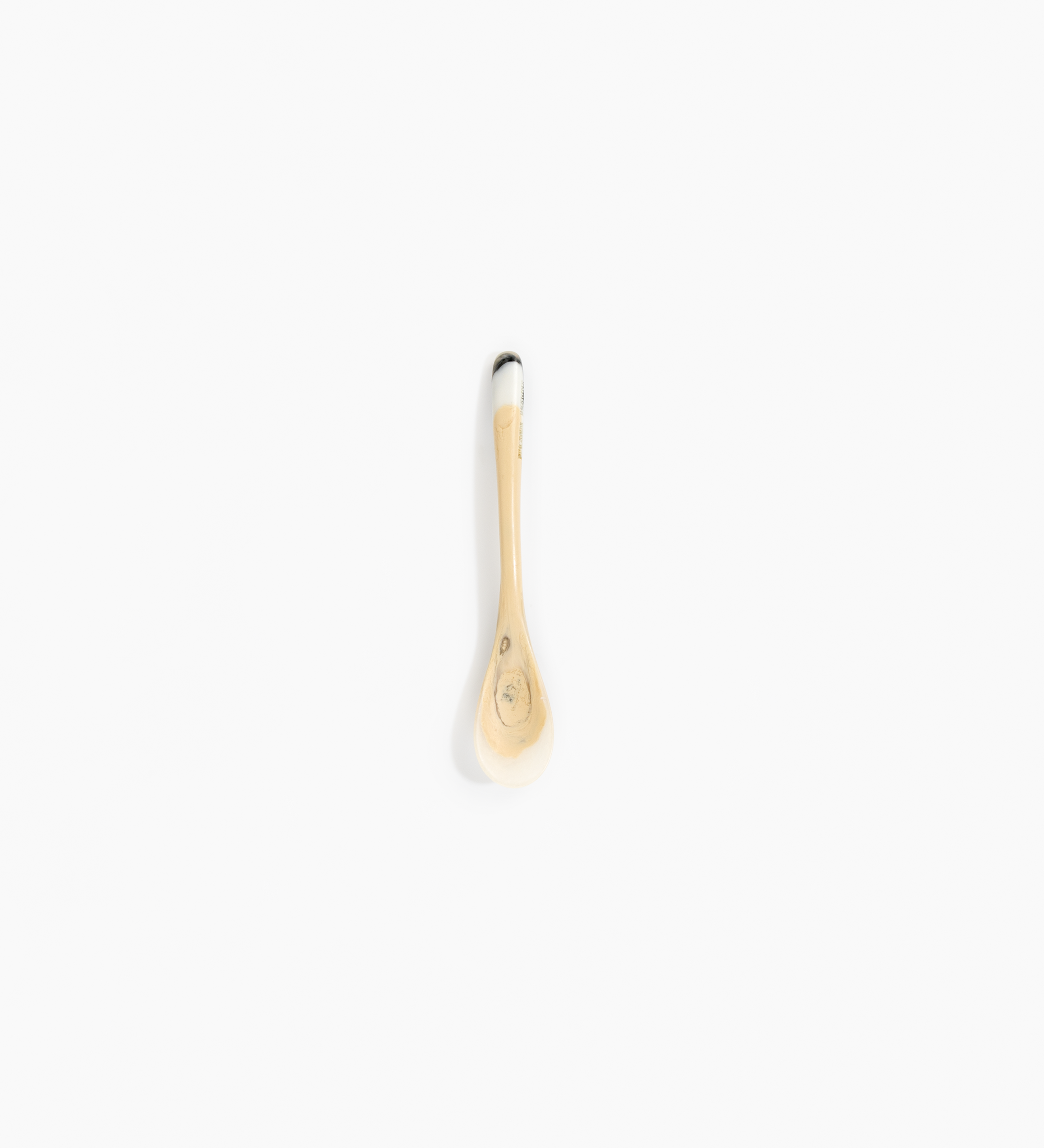 Dinosaur Designs Shell Spoon Tableware in Sandy Pearl color resin 