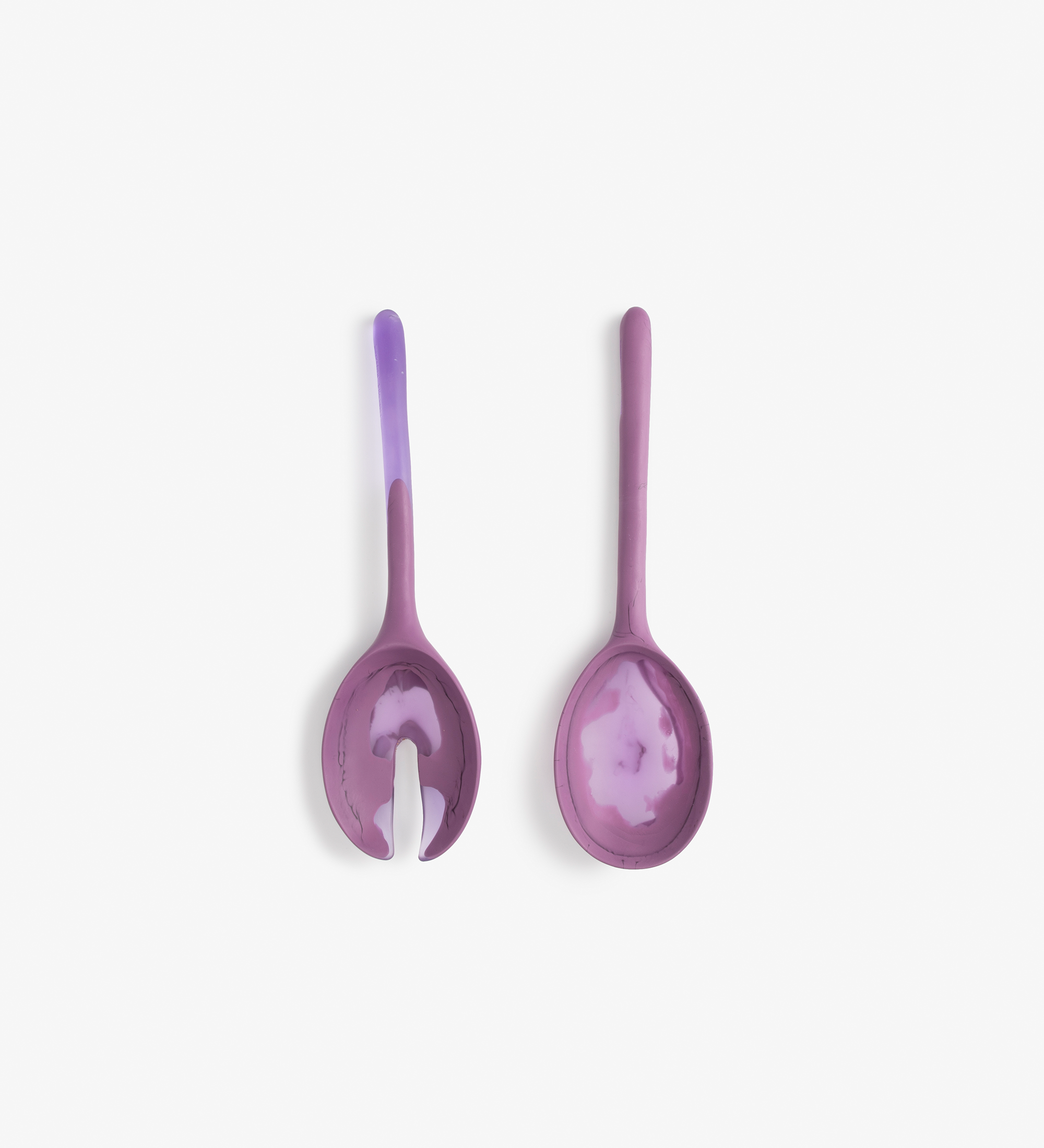 Dinosaur Designs Short Stone Servers Tableware in Grape Colour resin 