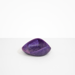 Dinosaur Designs Small Leaf Bowl Bowls in Grape color resin 