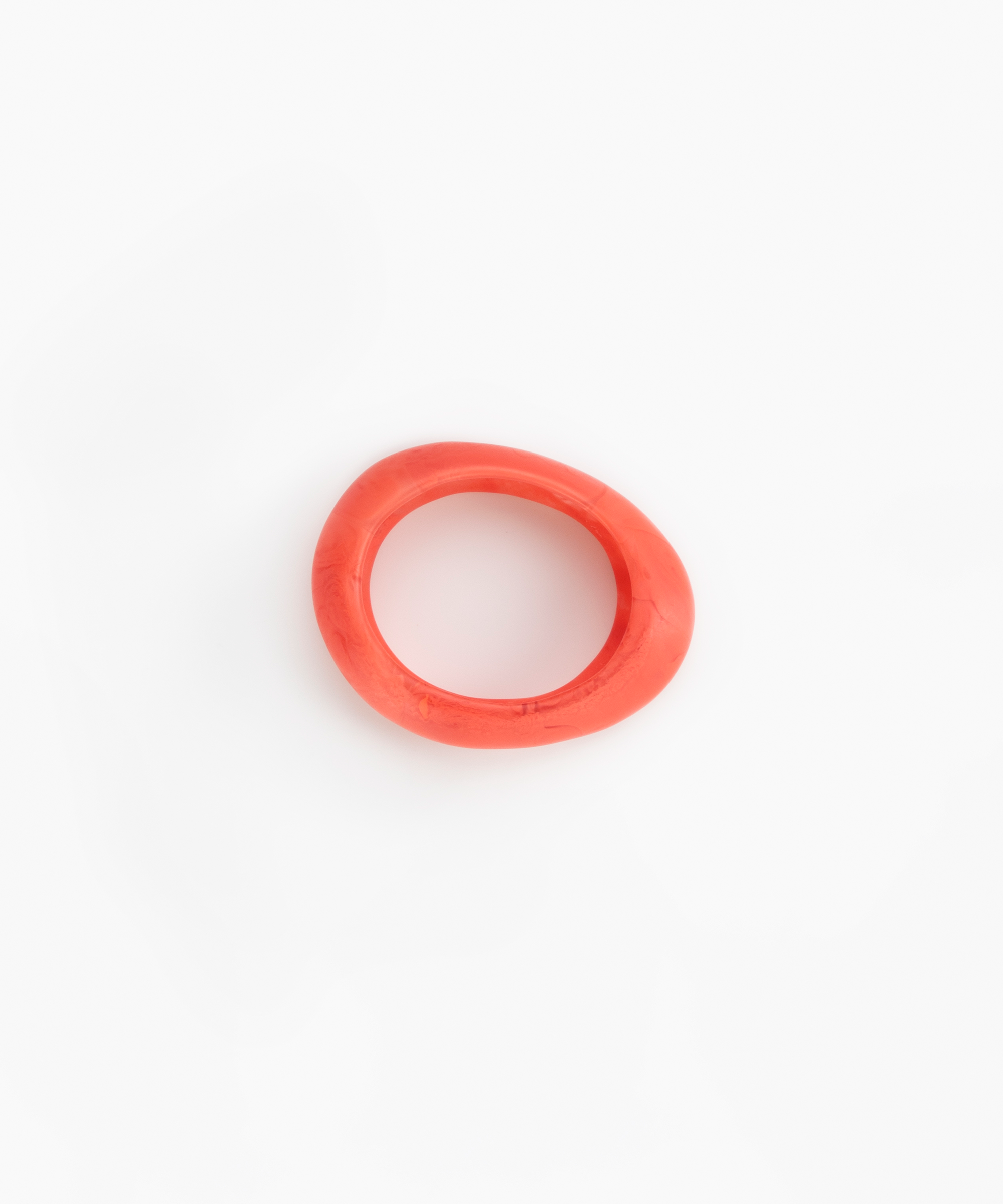 Dinosaur Designs Small Rock Bangle Bracelets in Lychee Colour resin with Wide Fit