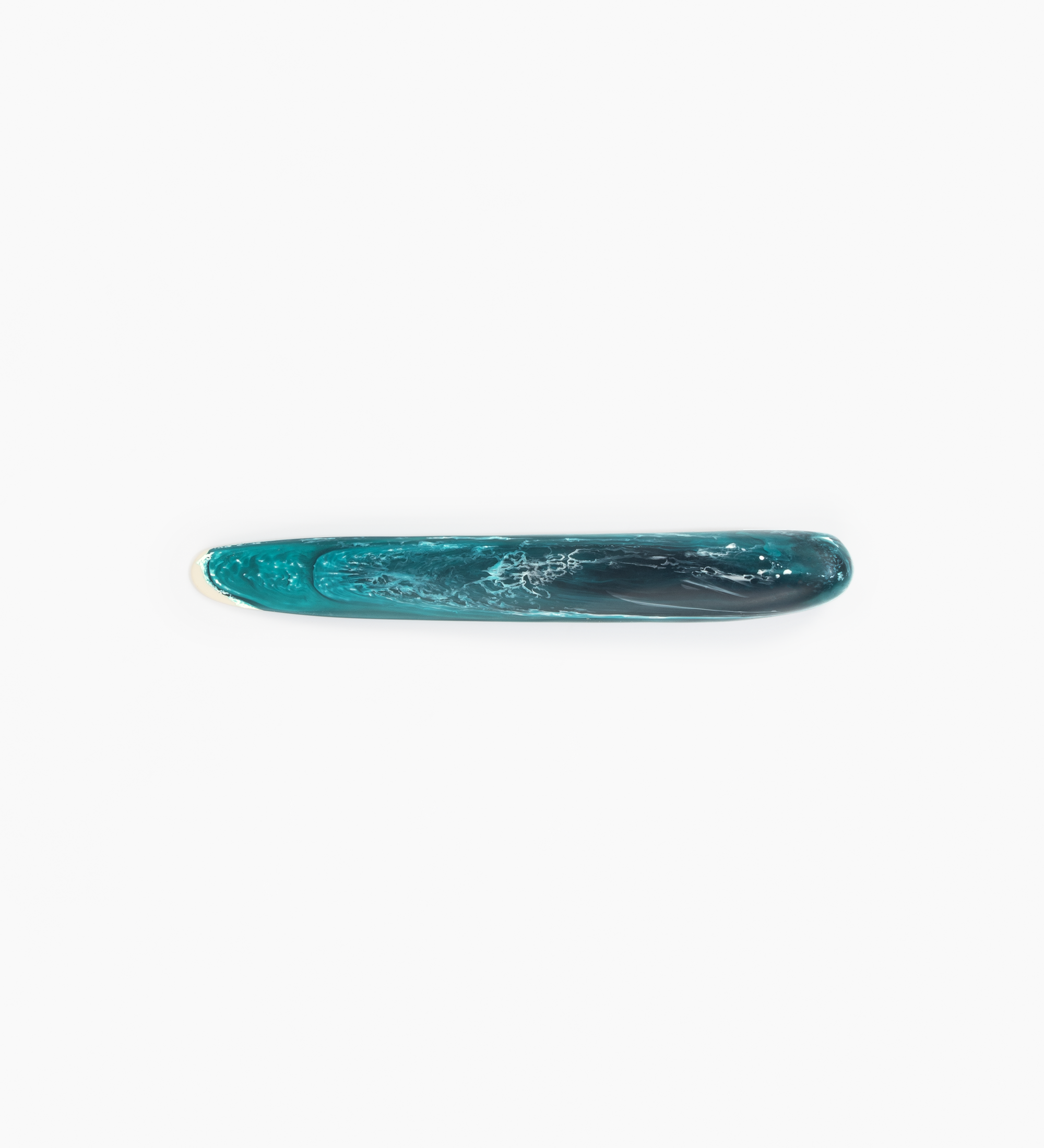 Dinosaur Designs Stone Cheese Knife Serveware in Lagoon color resin 