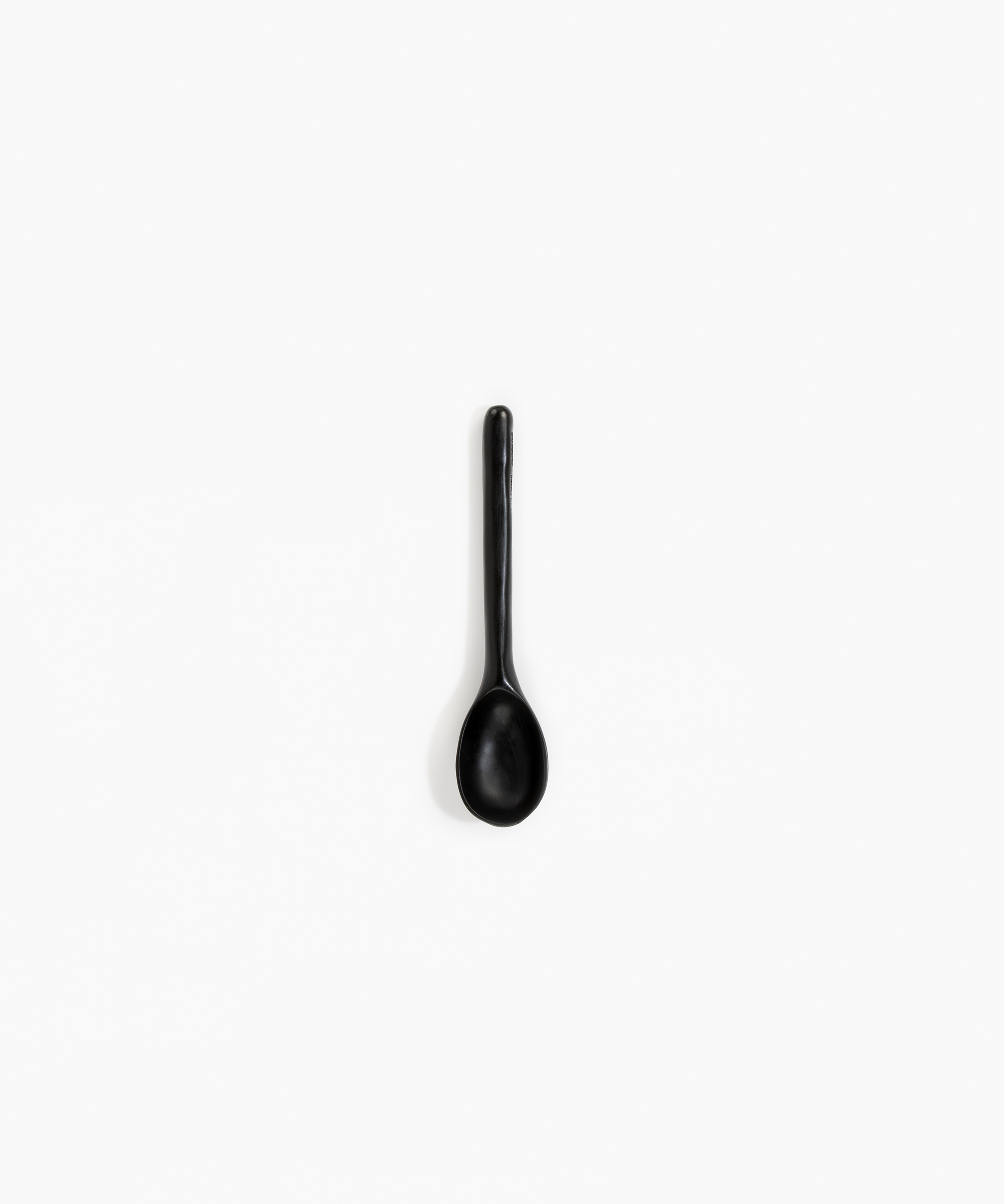 Dinosaur Designs Stone Spoon Tableware in Black color resin