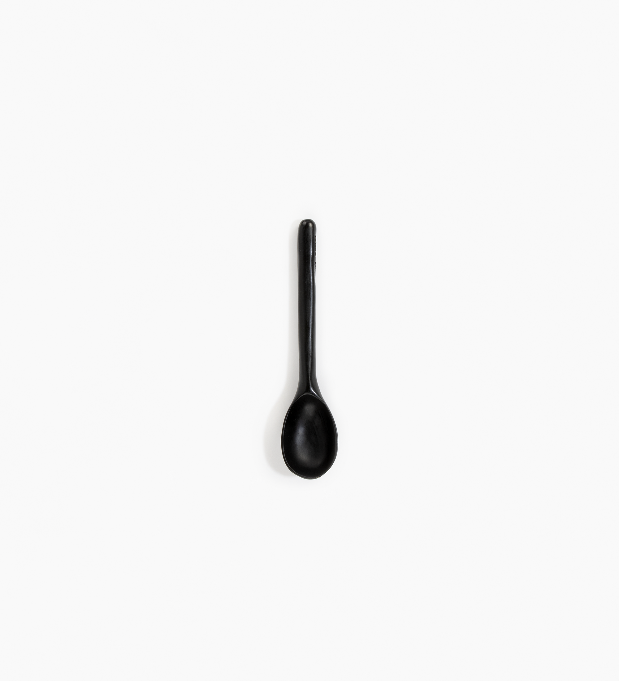 Dinosaur Designs Stone Spoon Tableware in Black color resin