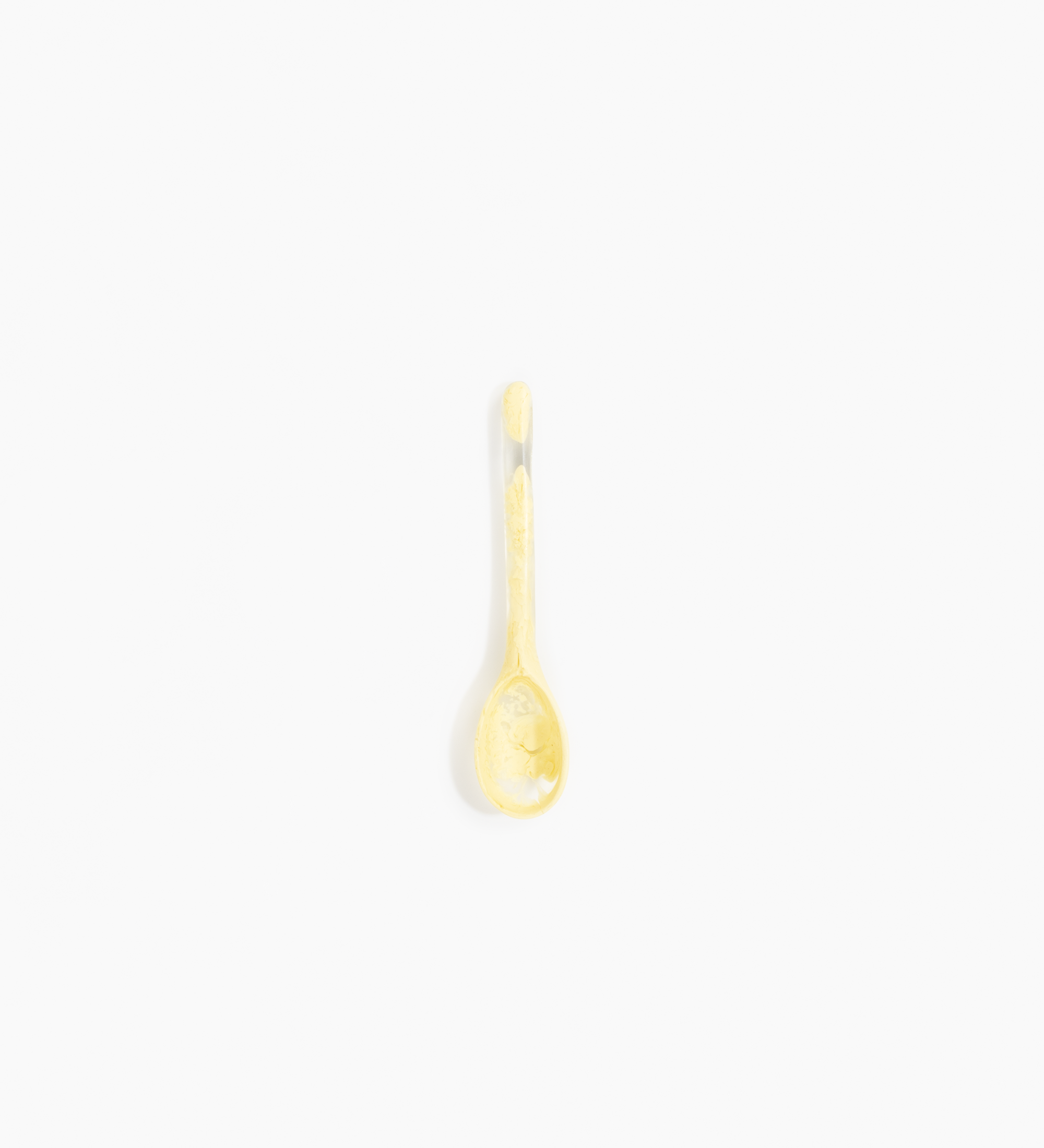 Dinosaur Designs Stone Spoon Tableware in Lemon color resin