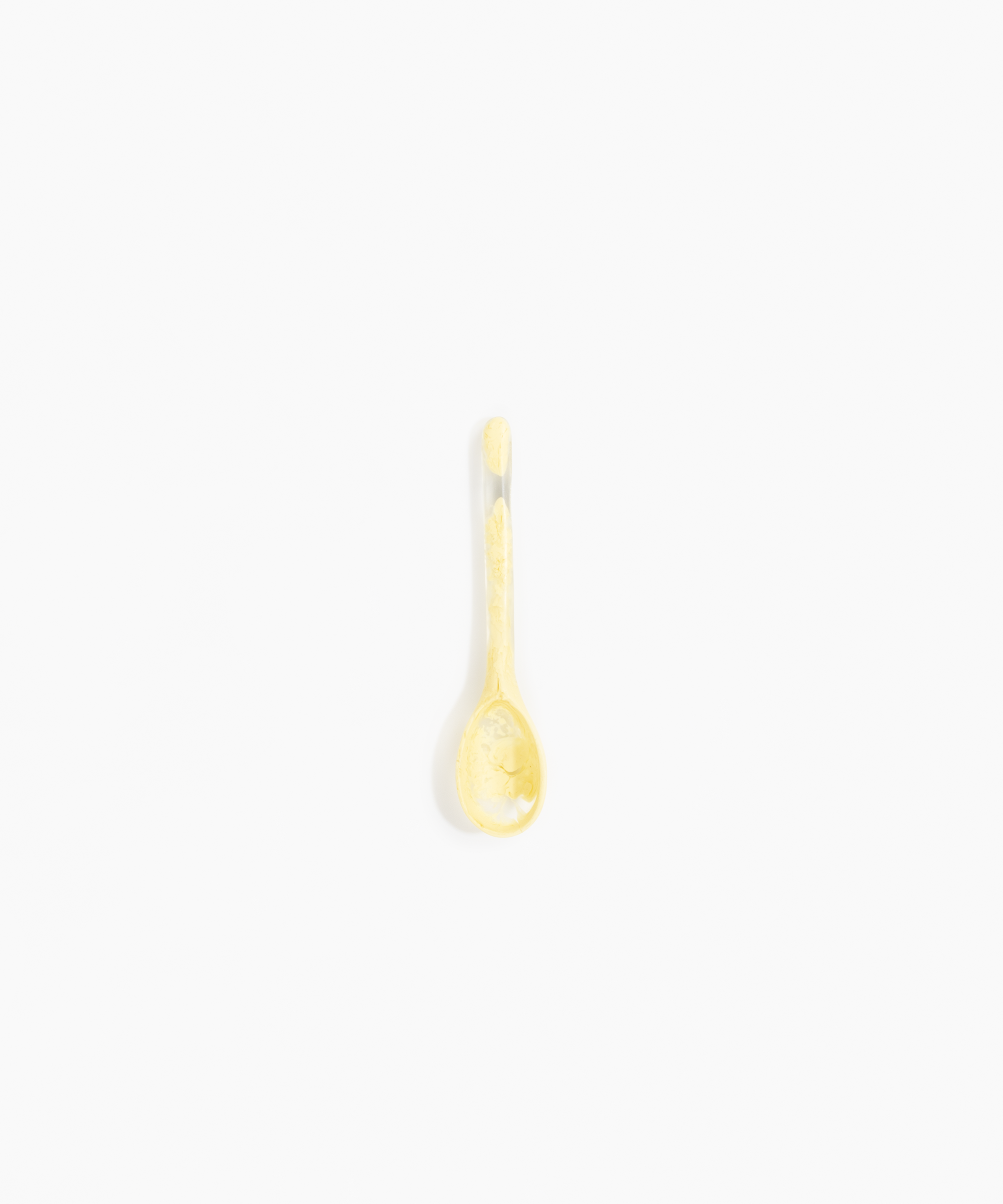 Dinosaur Designs Stone Spoon Tableware in Lemon color resin