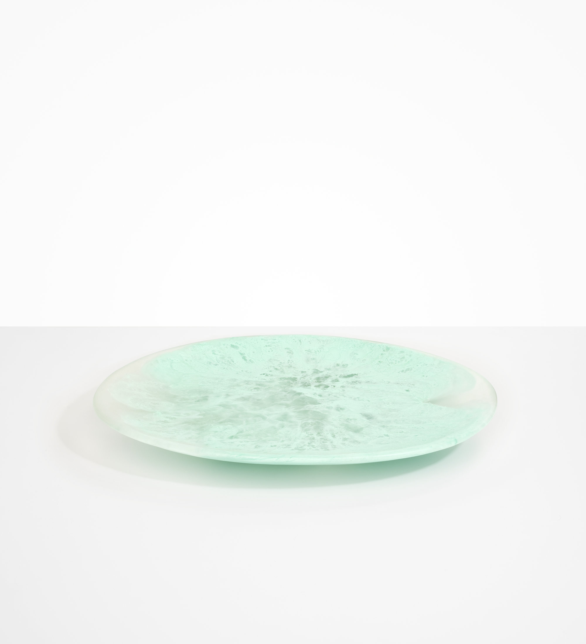 Dinosaur Designs Long Temple Platter Serving Platters in Mint Colour resin