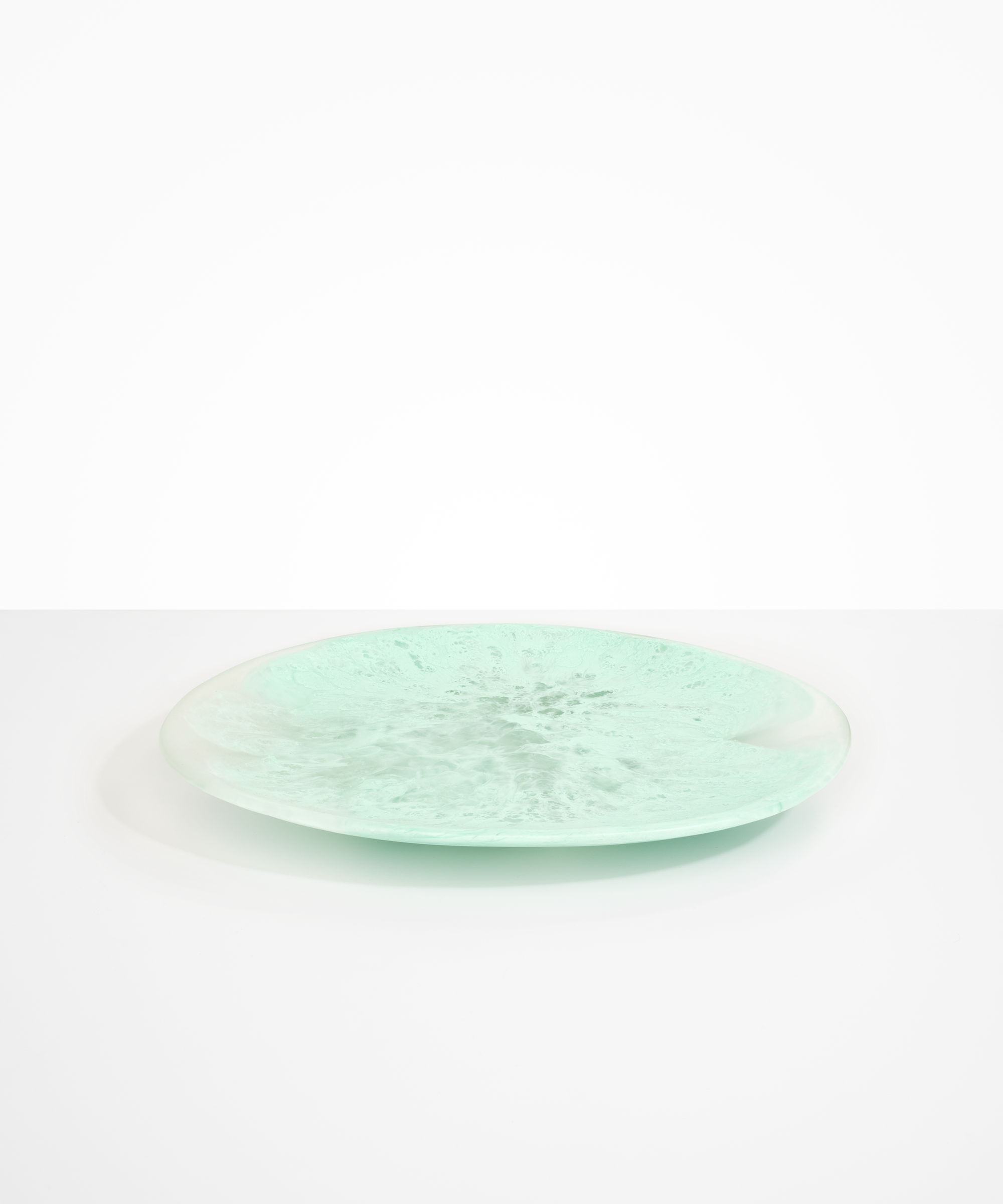 Dinosaur Designs Long Temple Platter Serving Platters in Mint Colour resin