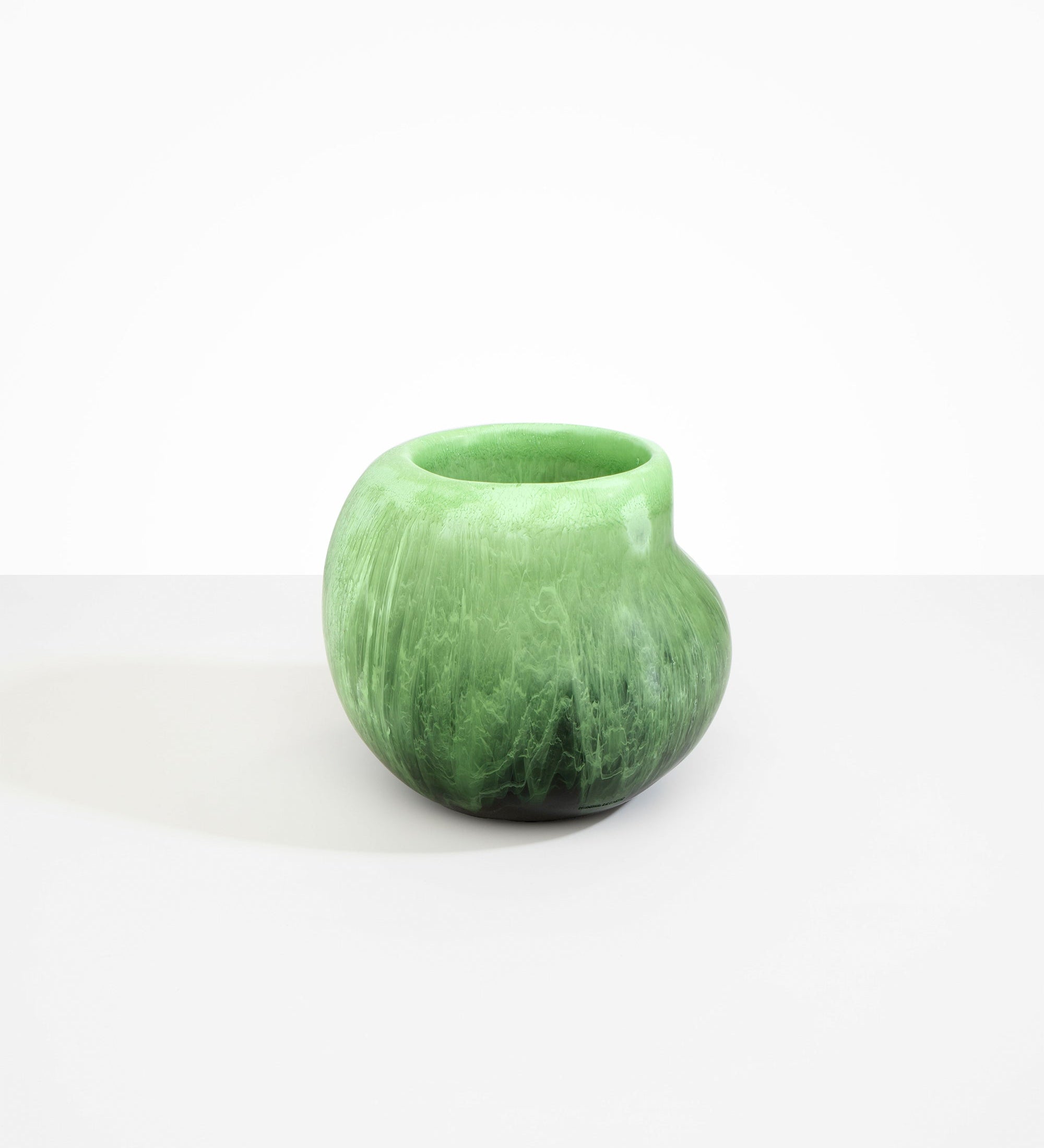 Dinosaur Designs Large Moss Vase Vases in Moss color resin 