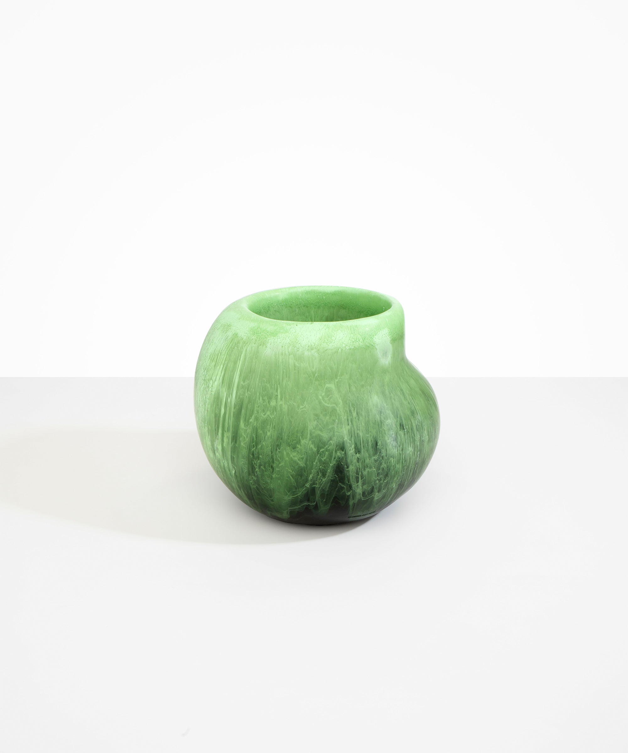 Dinosaur Designs Large Moss Vase Vases in Moss color resin 