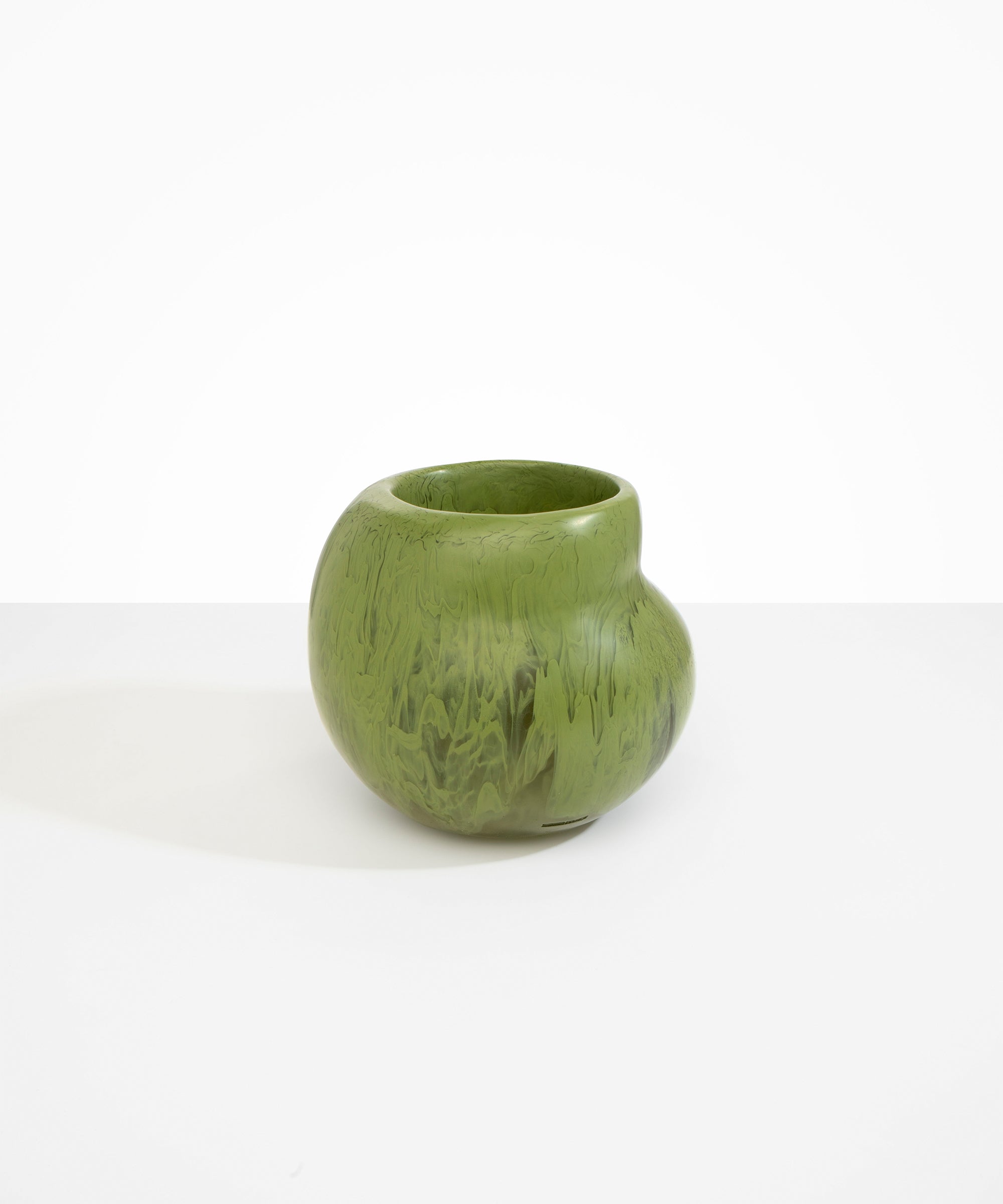 Dinosaur Designs Large Moss Vase Vases in Olive color resin