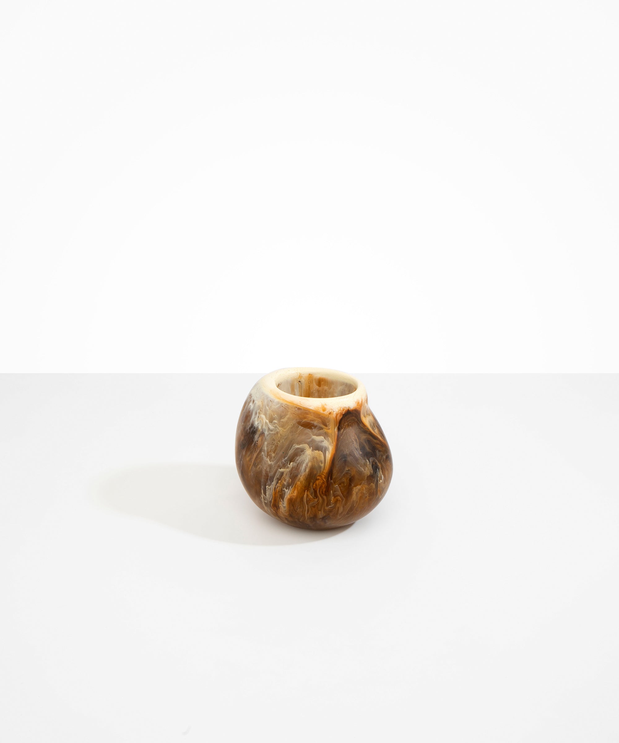 Dinosaur Designs Medium Moss Vase Vases in Light Horn color resin