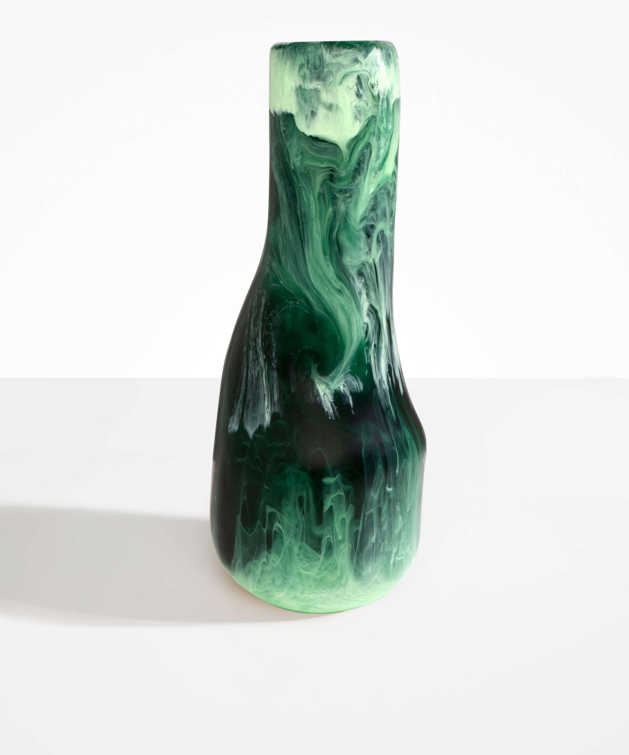 Dinosaur Designs Tall Studio Vase Vases in Moss Colour resin 