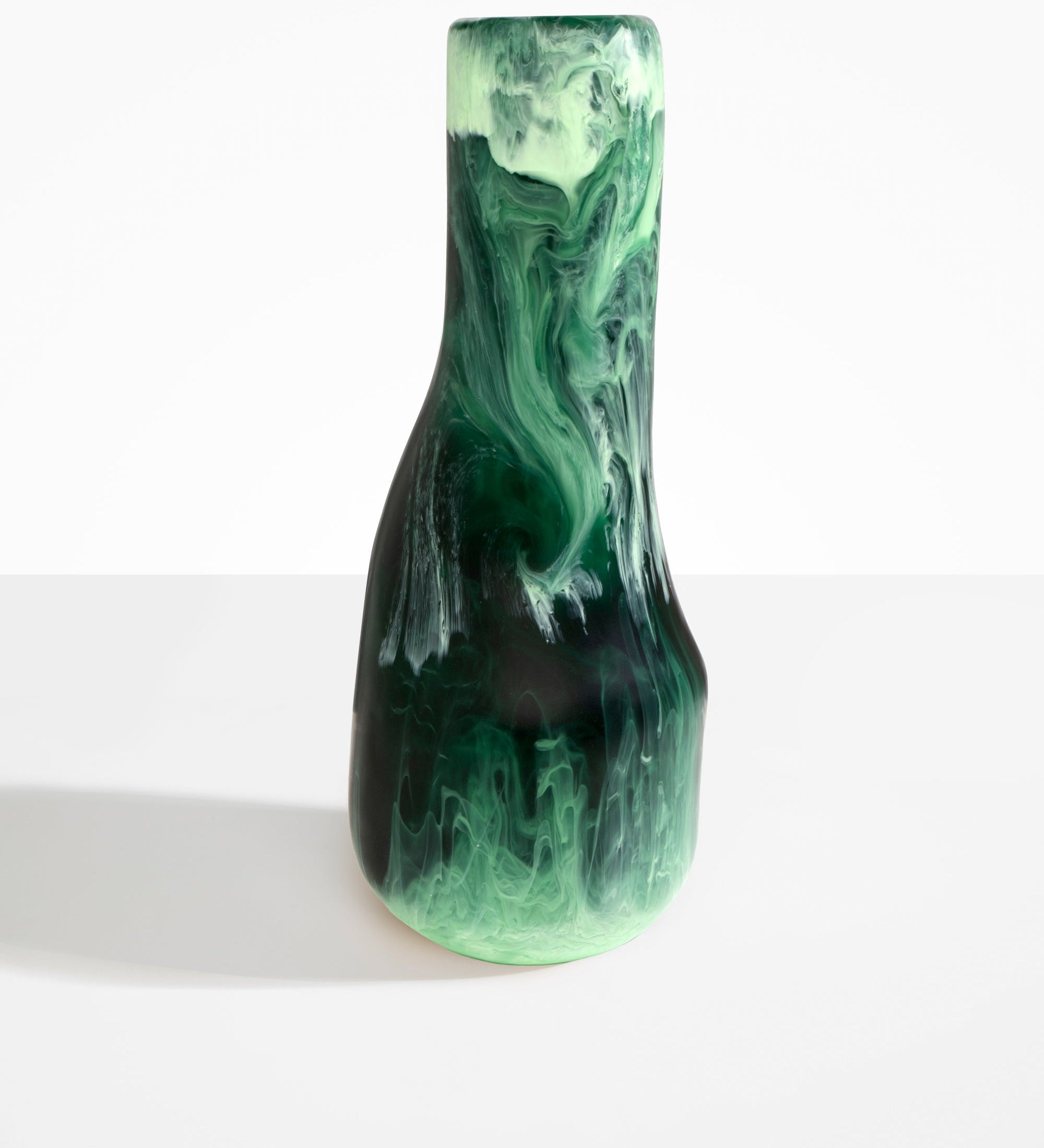 Dinosaur Designs Tall Studio Vase Vases in Moss color resin 