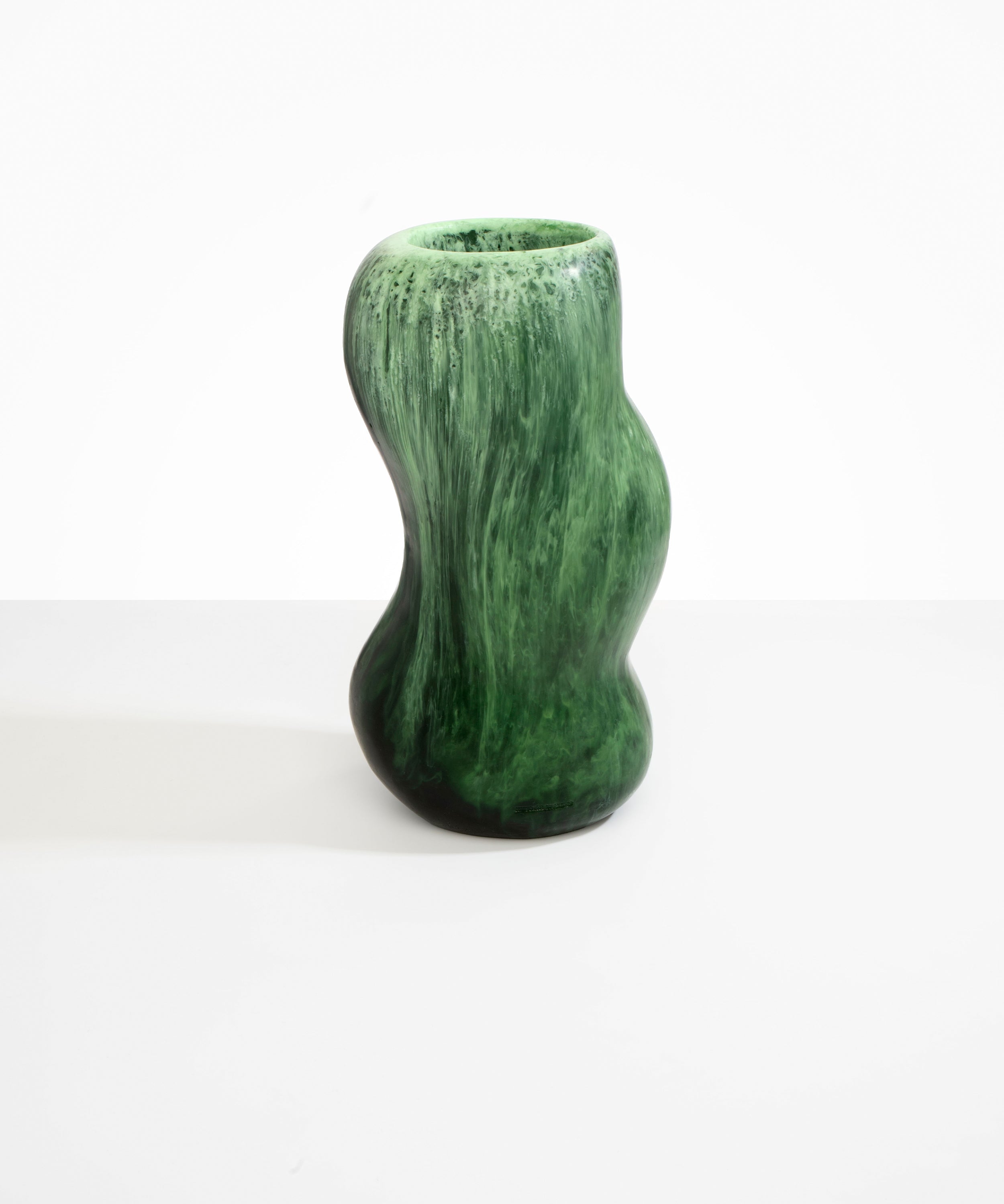 Dinosaur Designs Valley Vase Vases in Moss color resin