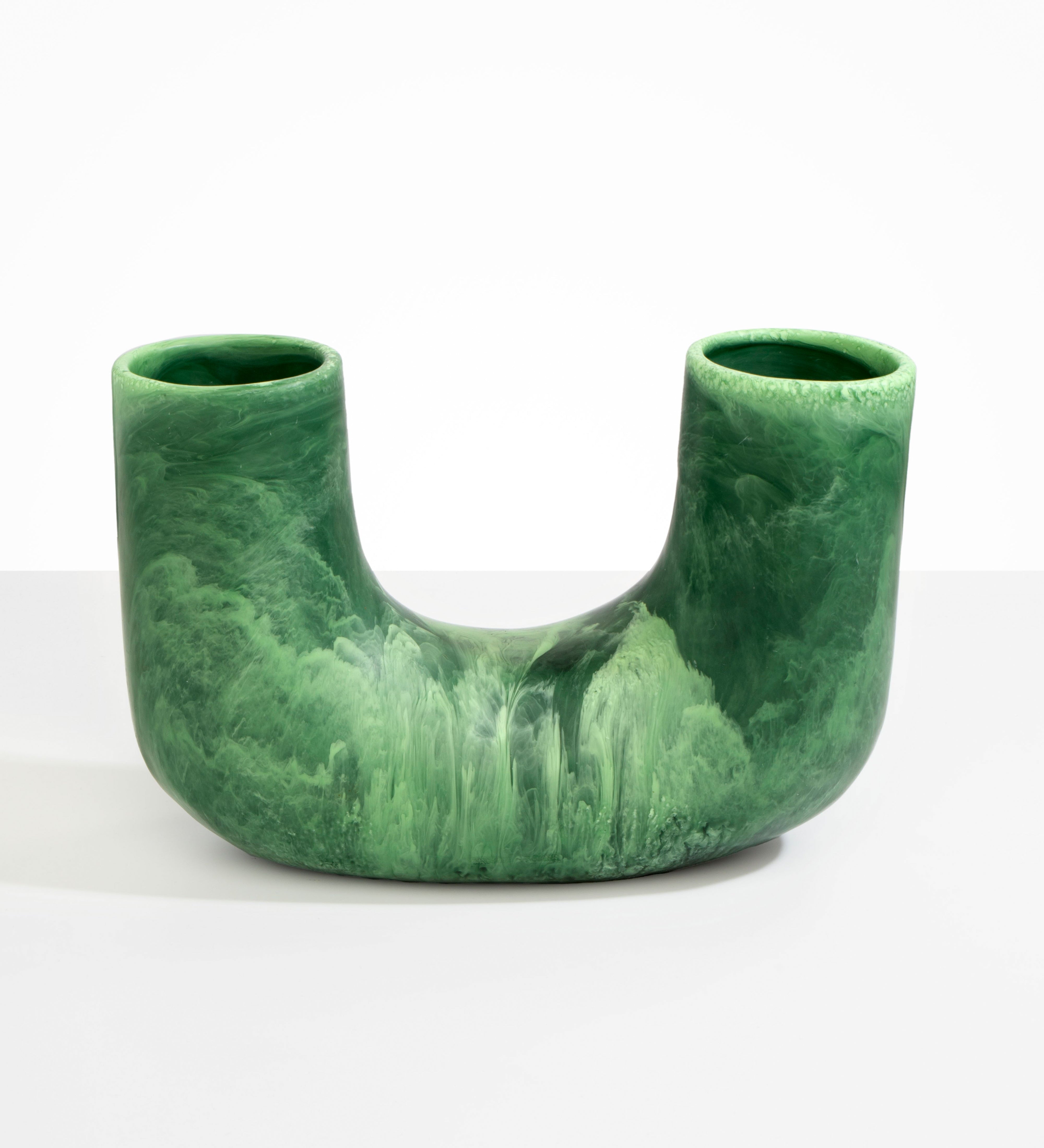 Dinosaur Designs Large Branch Vase Vases in Moss color resin