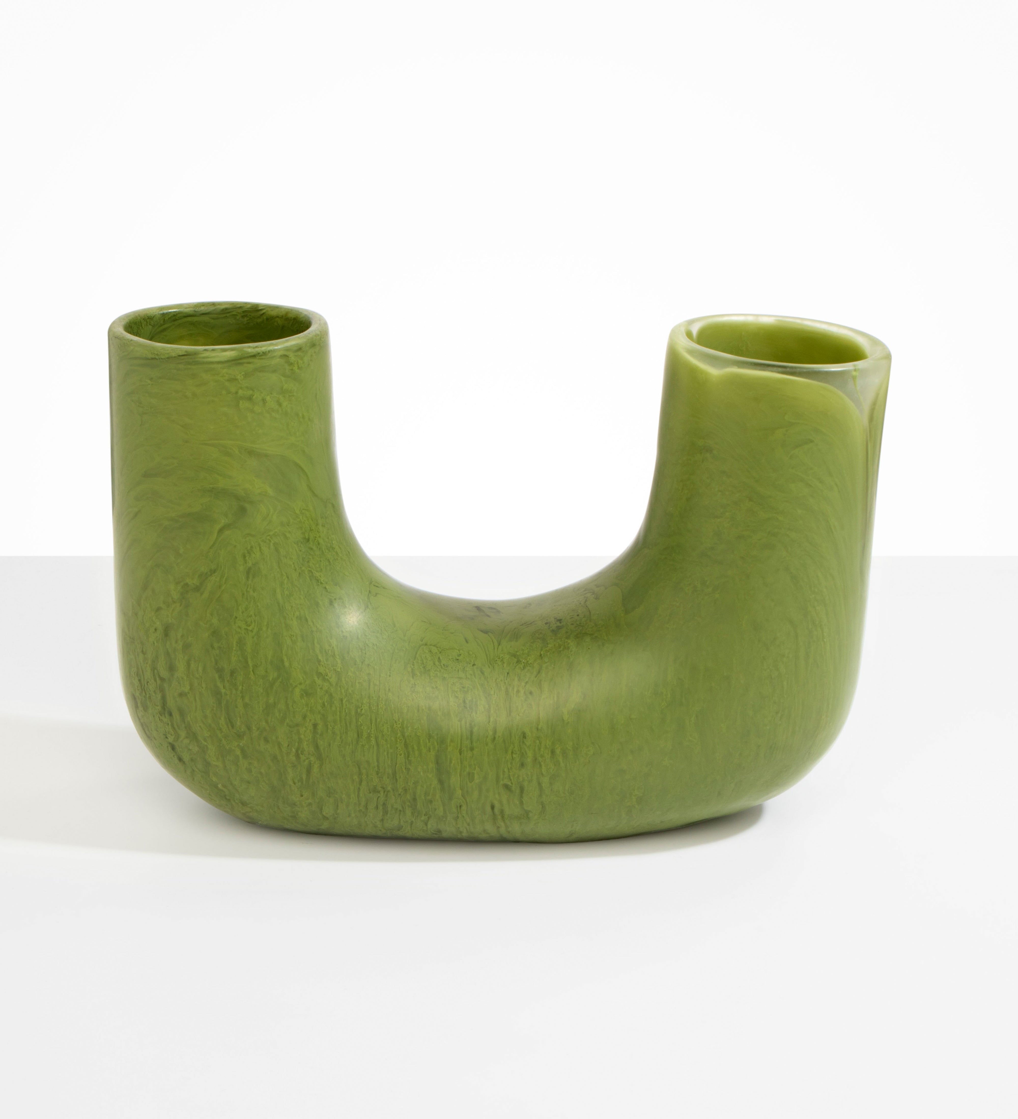 Dinosaur Designs Large Branch Vase Vases in Olive color resin