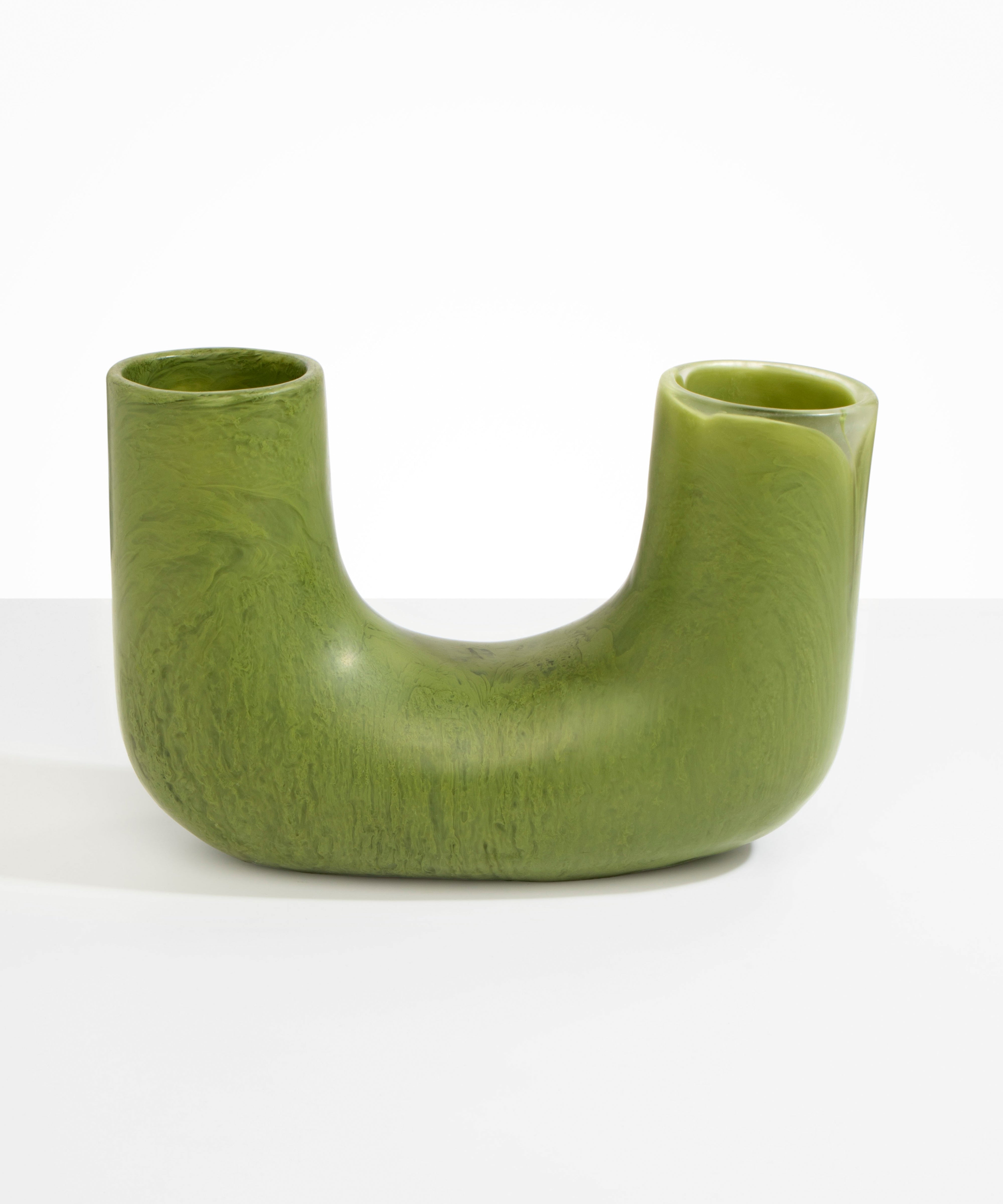 Dinosaur Designs Large Branch Vase Vases in Olive color resin