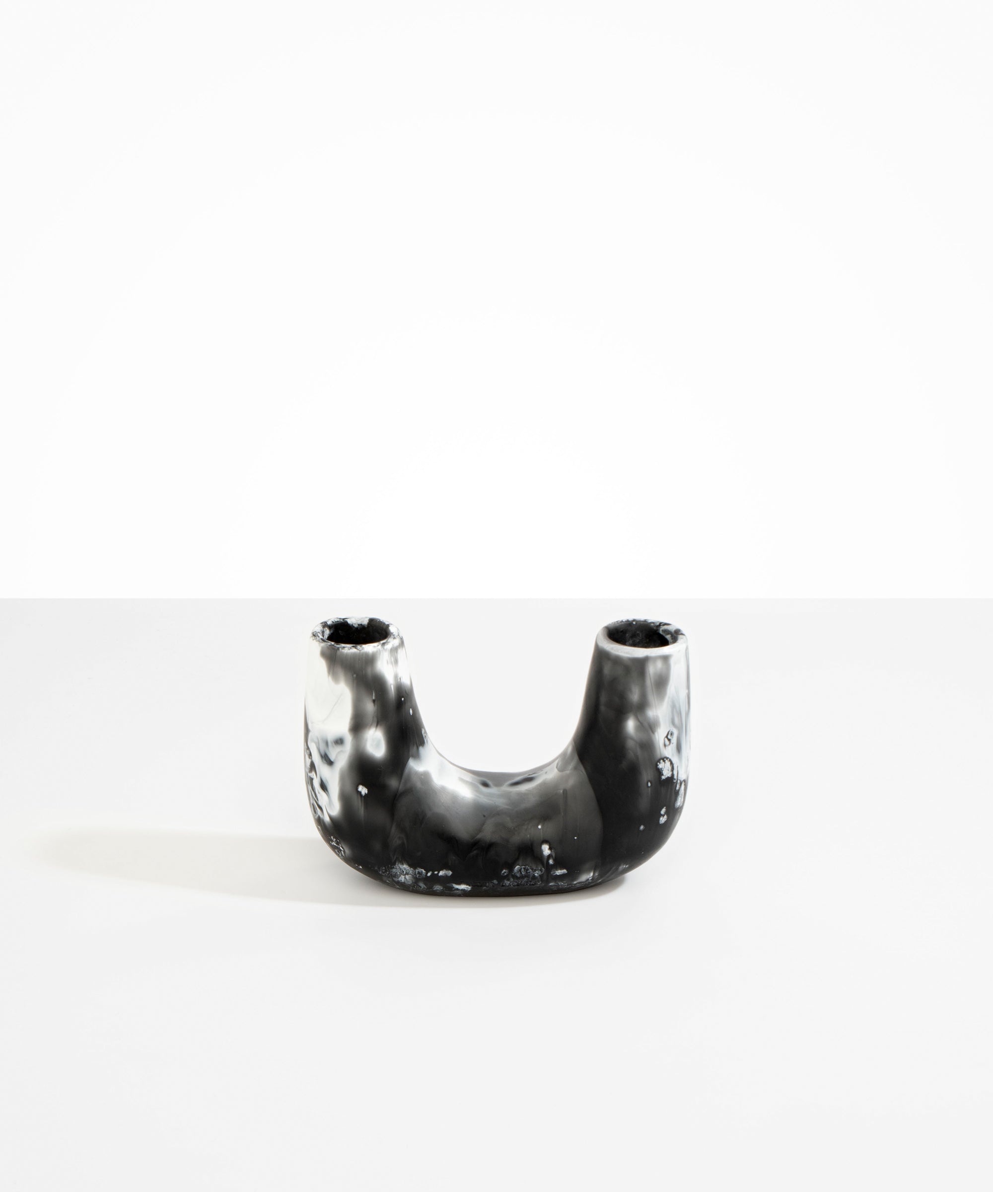 Dinosaur Designs Small Branch Vase Vases in Black Marble color resin