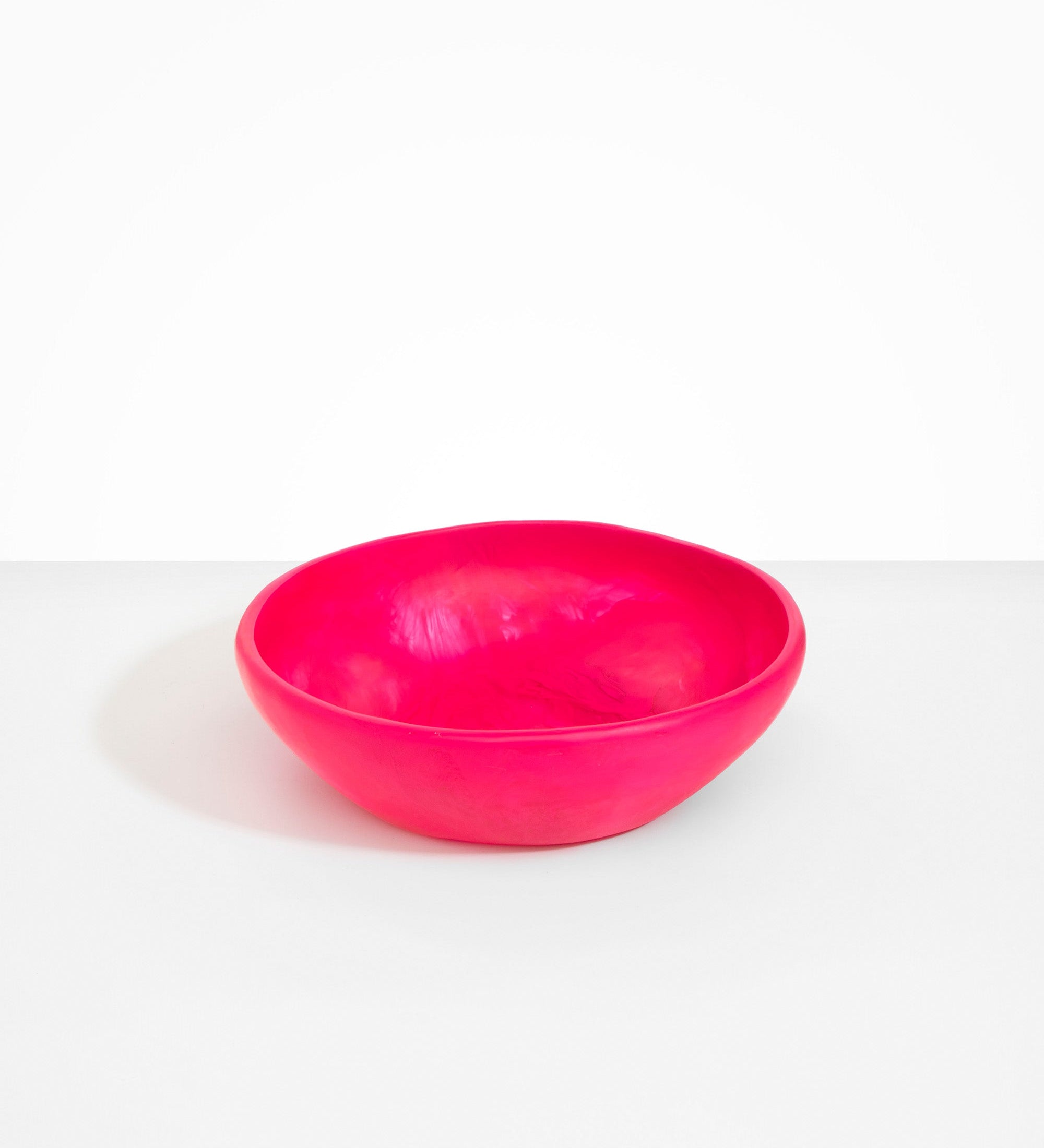 Dinosaur Designs Large Salad Bowl Bowls in Flamingo Colour resin