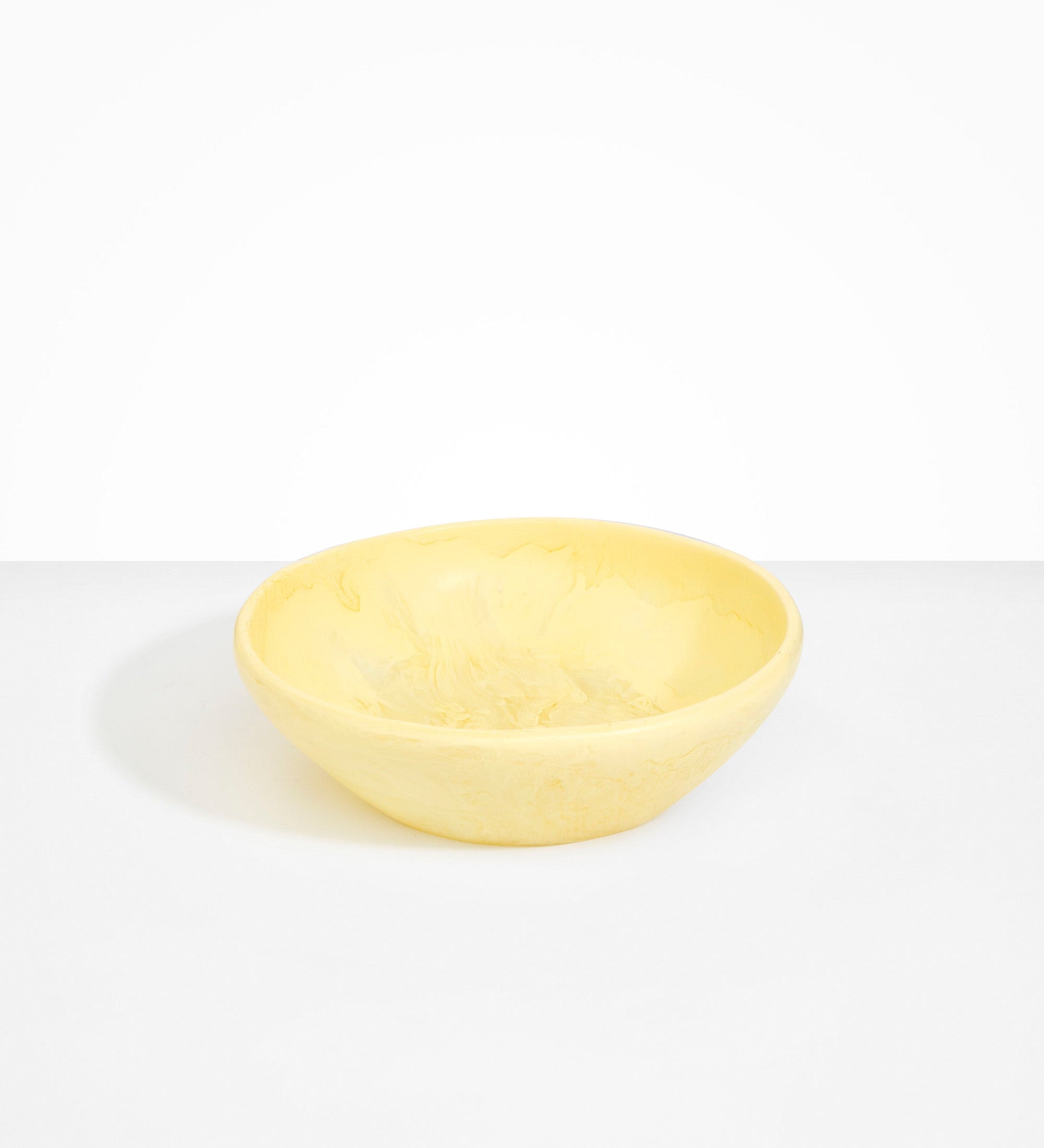 Dinosaur Designs Large Salad Bowl Bowls in Lemon Colour resin