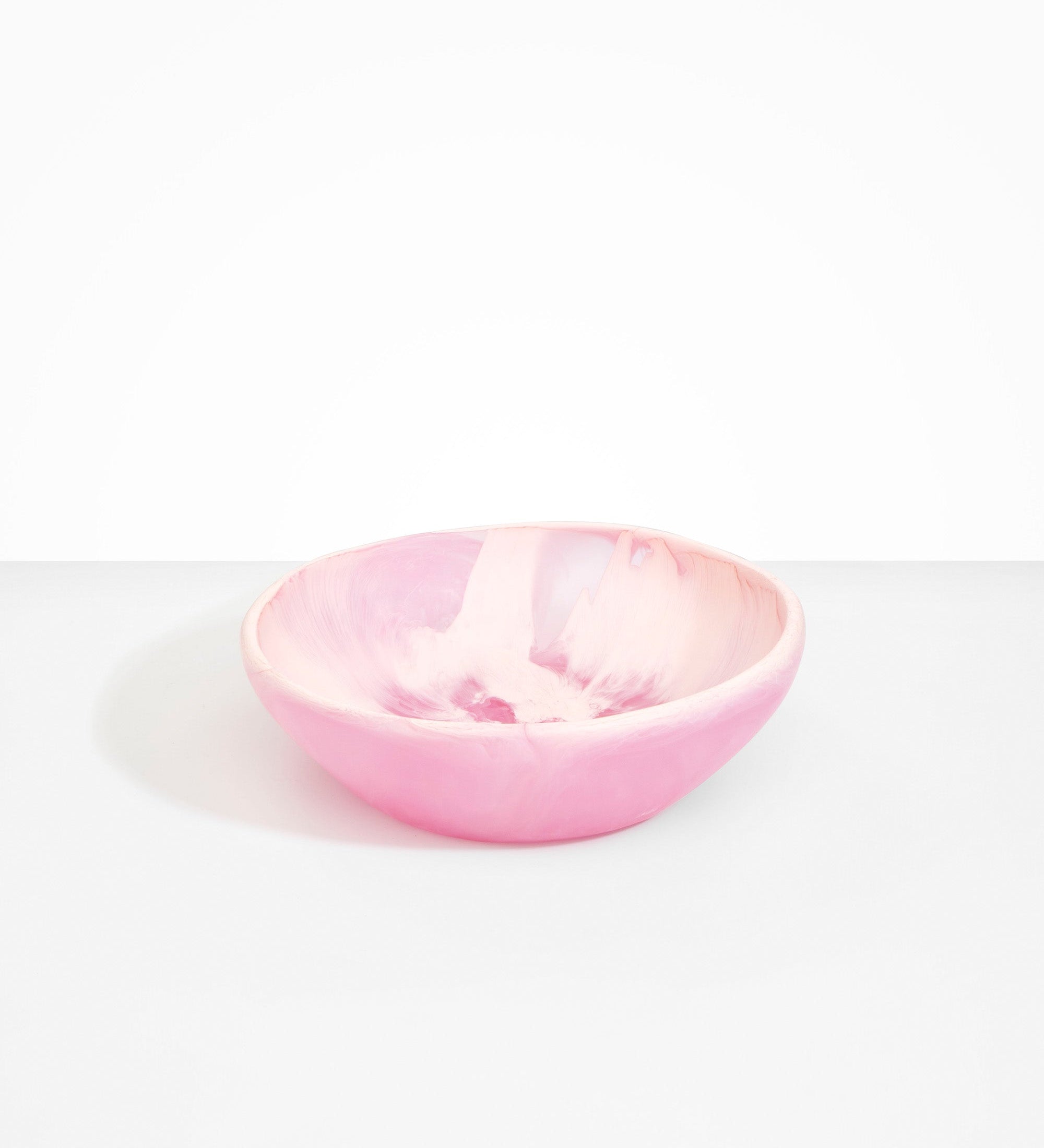 Dinosaur Designs Large Salad Bowl Bowls in Shell Pink Colour resin