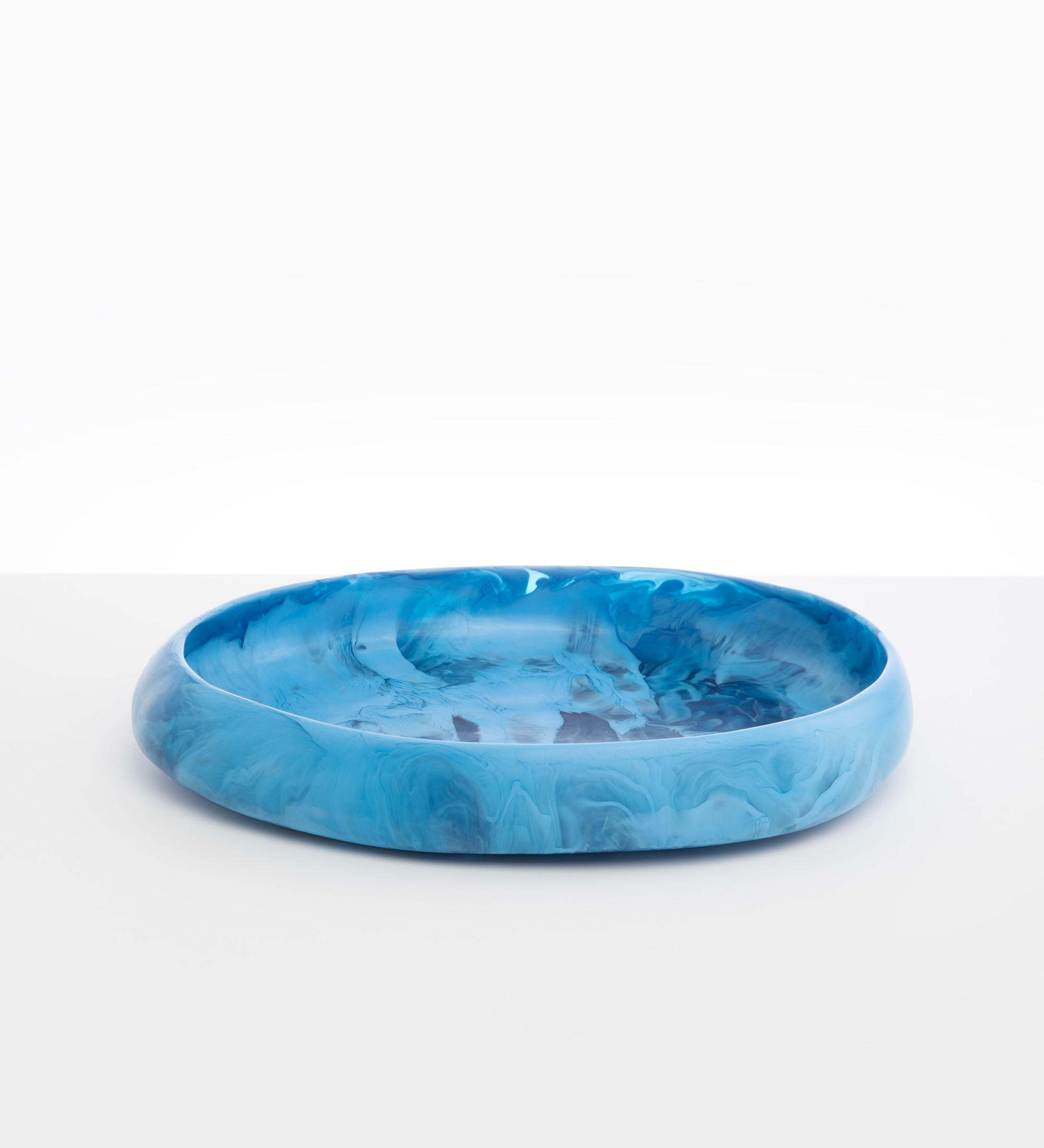 Dinosaur Designs Large Rock Bowl Bowls in Sky color resin