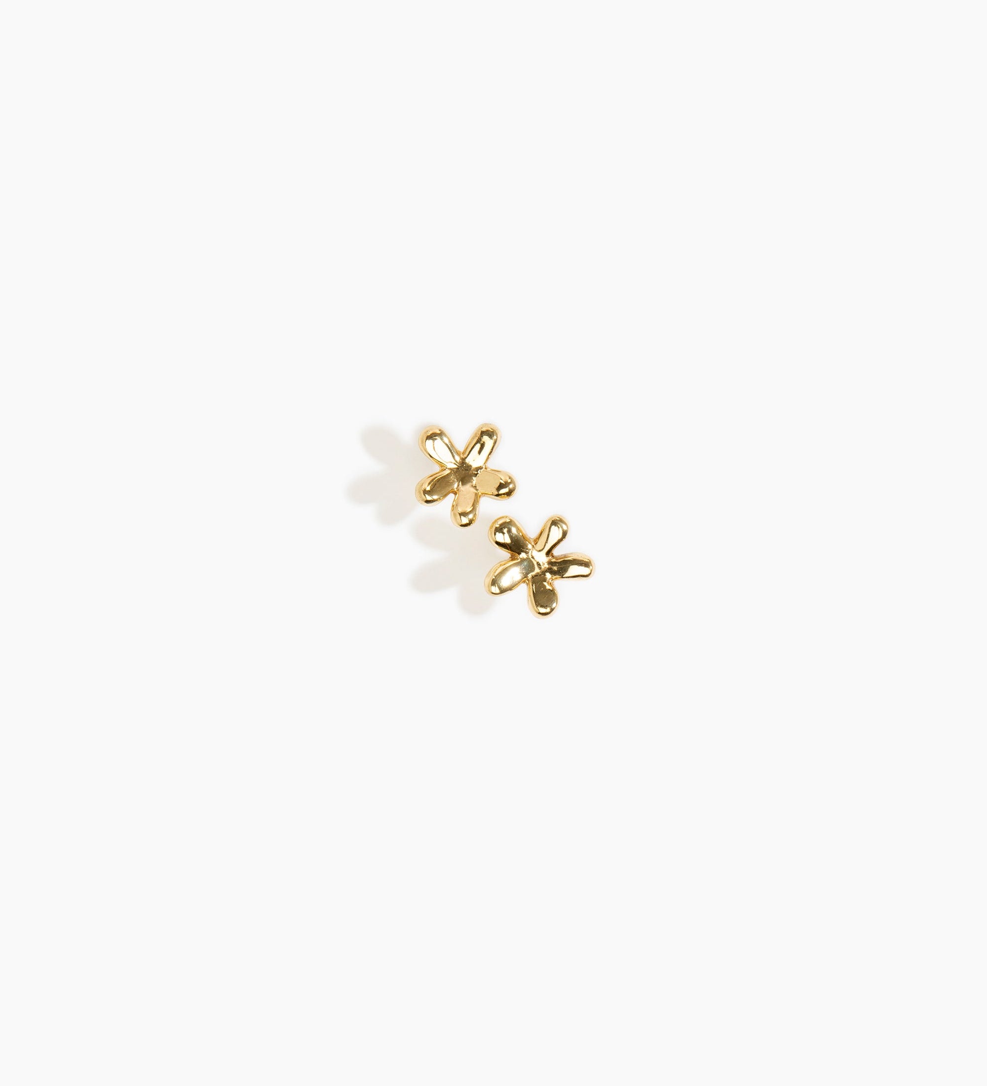 LO Collections Daisy Stud Earrings Earrings in Nano-Coated Brass Material