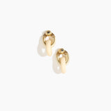 Small Rock Chain Earrings