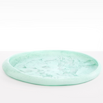 Dinosaur Designs Rock Tray Serving Trays in Mint color resin