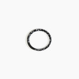 Dinosaur Designs Wishbone Bangle Bracelets in Black Marble color resin with Wide Fit