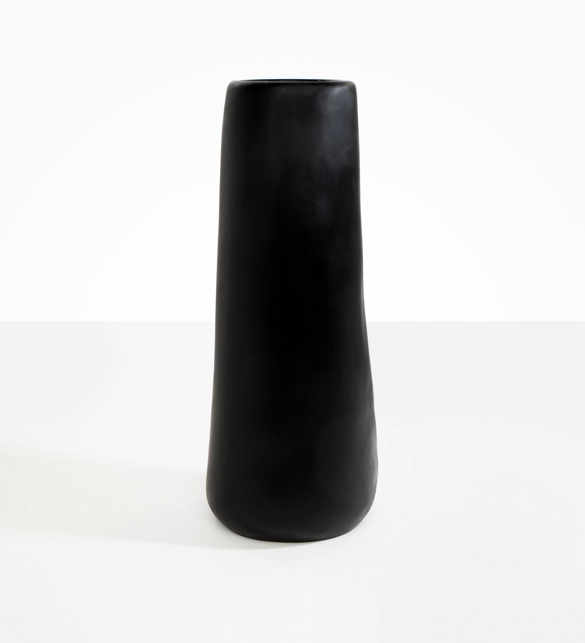 Dinosaur Designs Tall Pebble Vase Vases in Black color resin