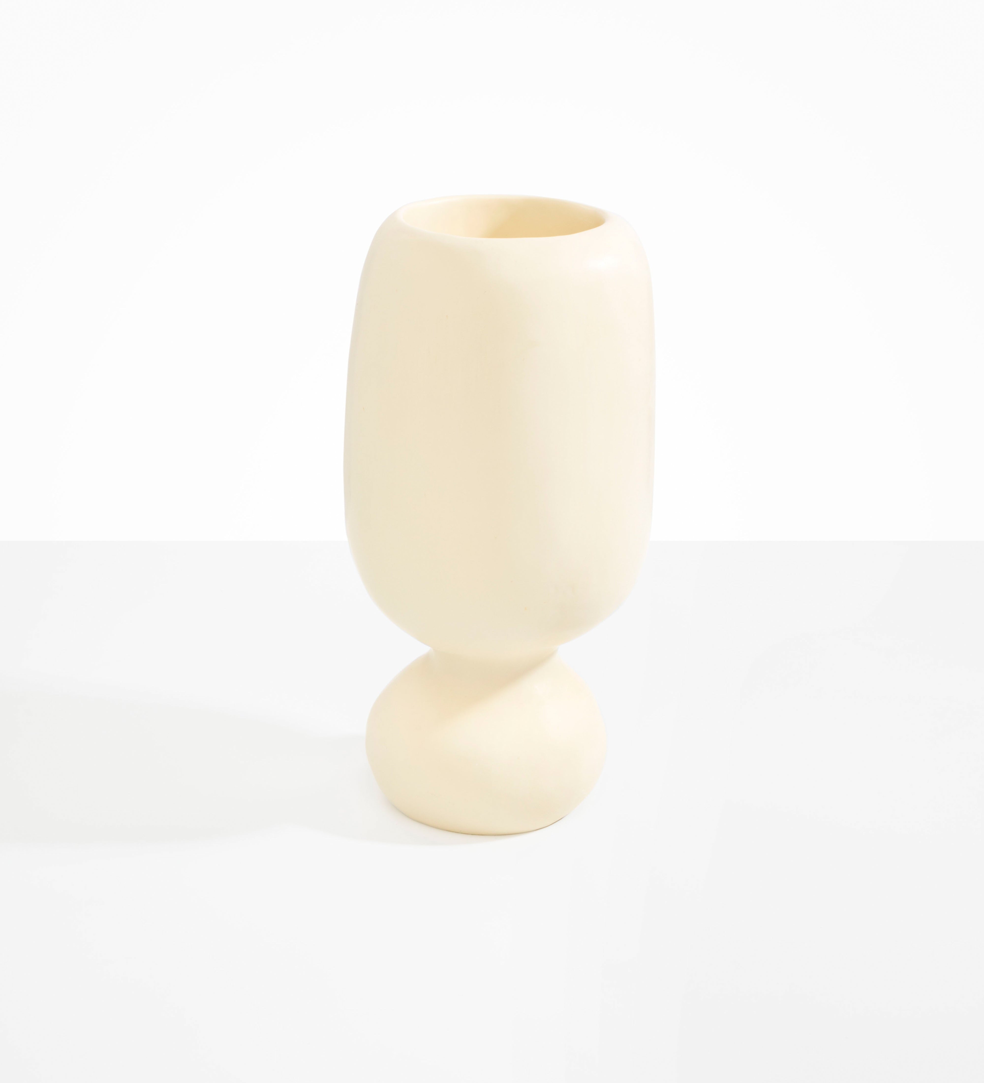 Dinosaur Designs Tall Rockpool Vase Vases in Cream color resin 