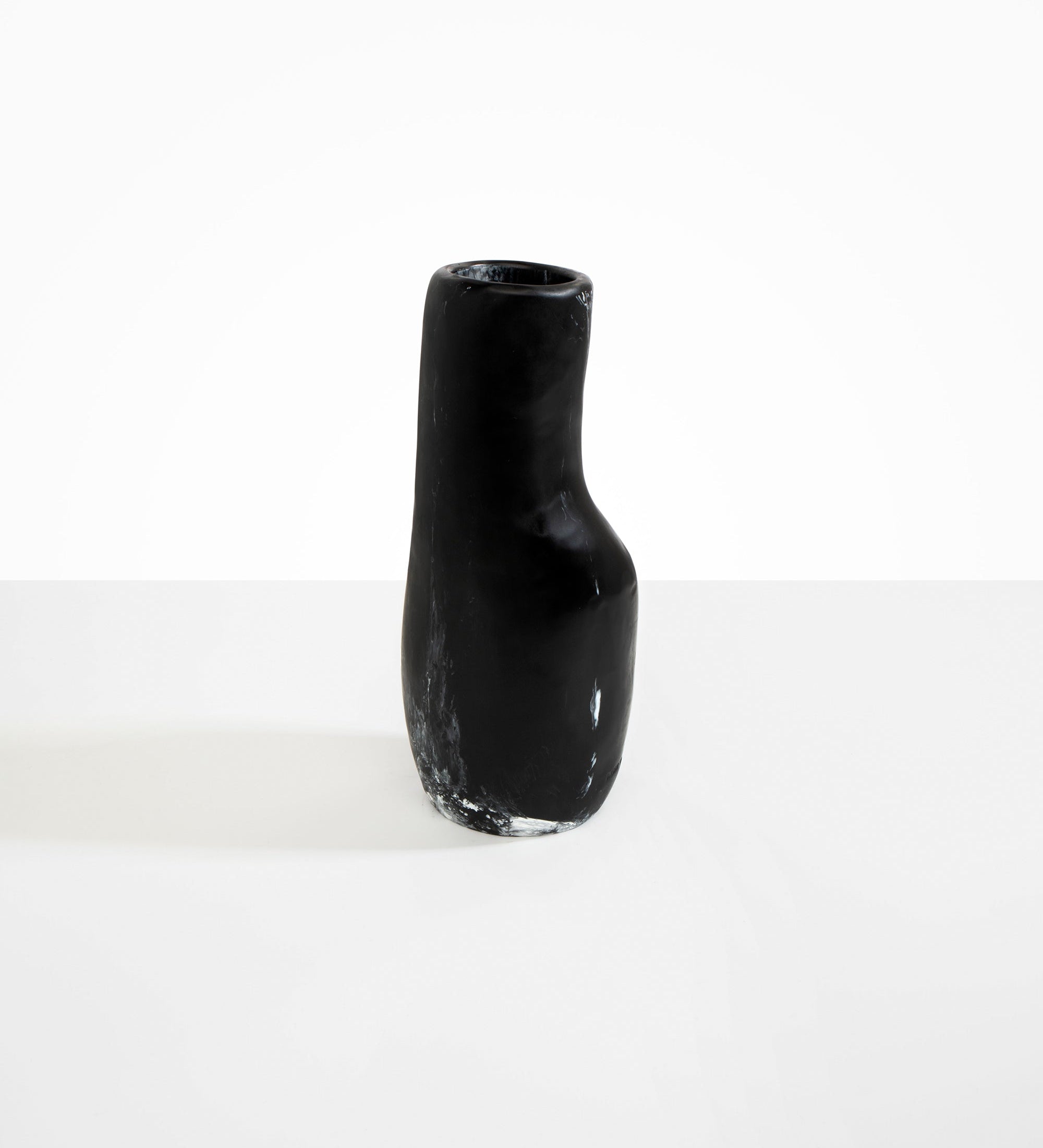 Dinosaur Designs Medium Studio Vase Vases in Black Marble color resin