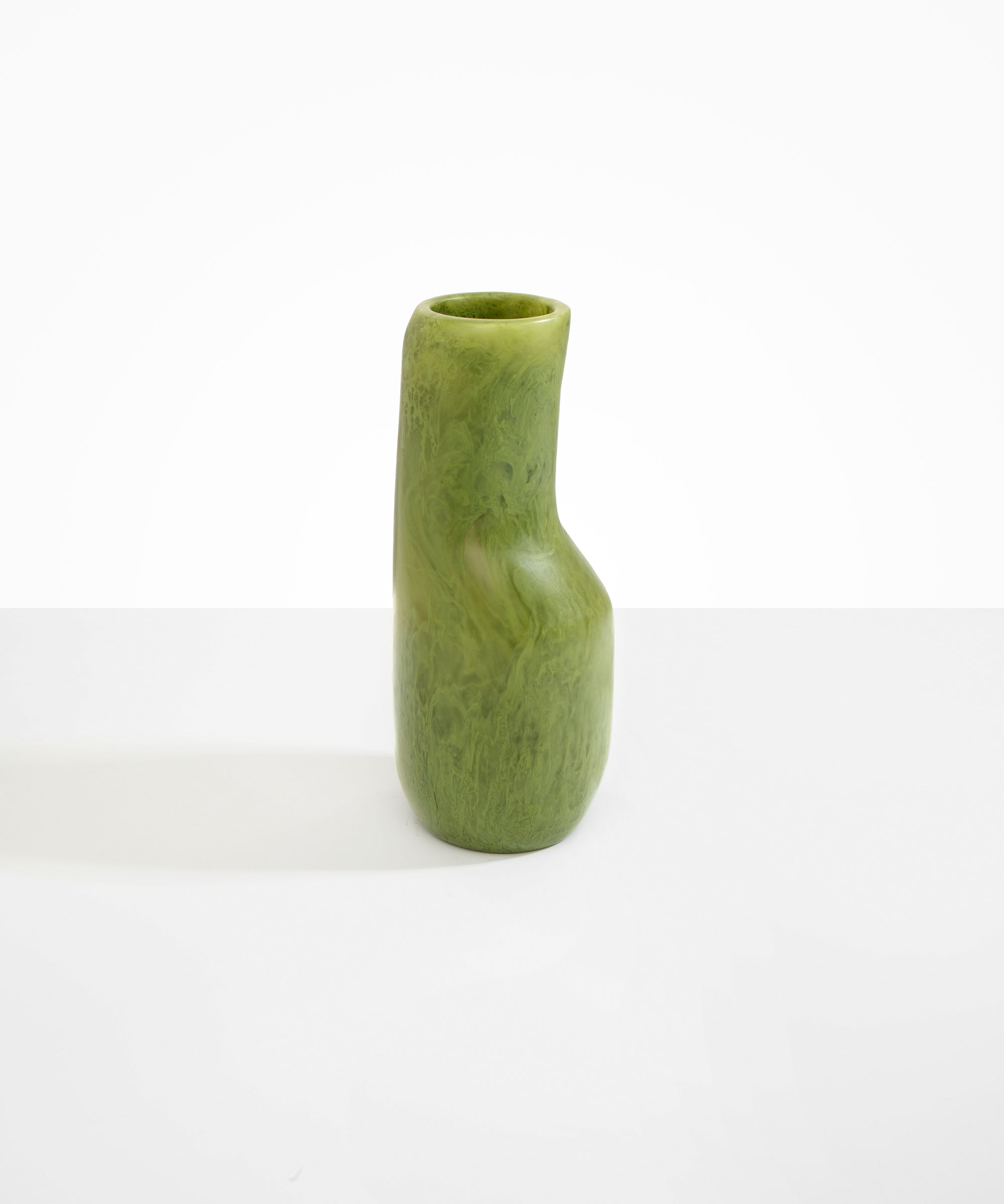 Dinosaur Designs Medium Studio Vase Vases in Olive color resin