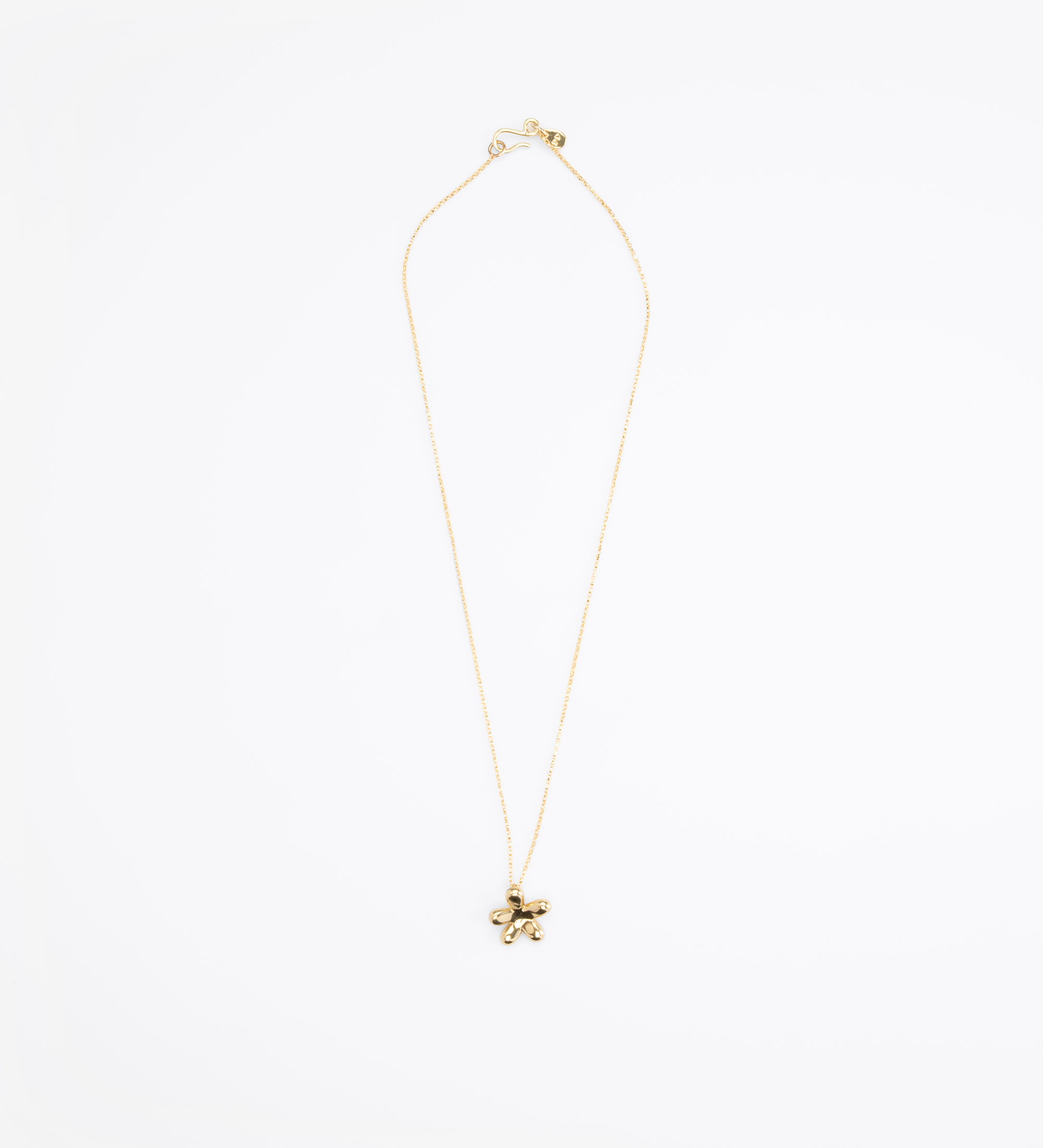 LO Collections Daisy Pendant Necklaces in Nano-Coated Brass Material 