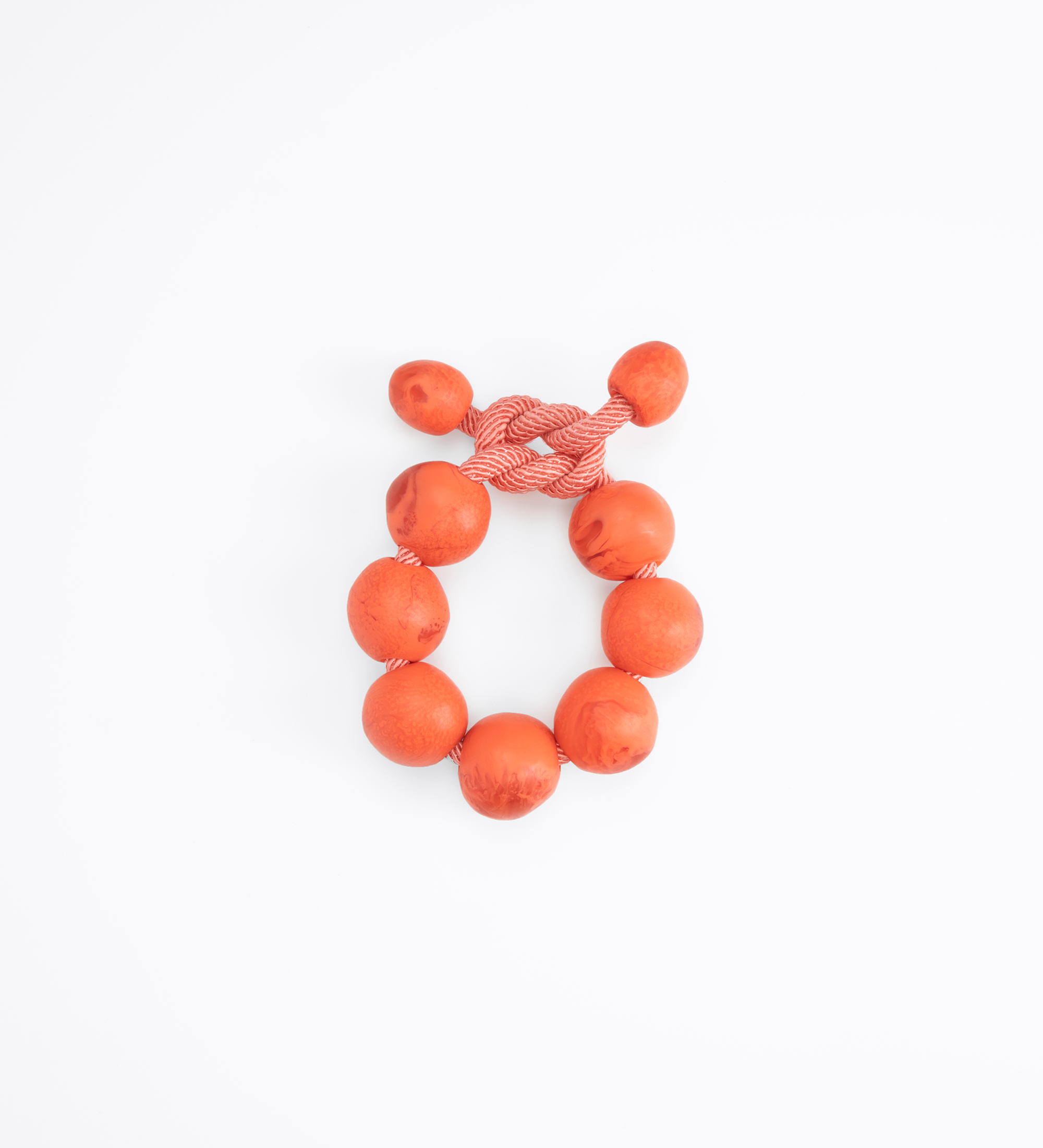 Dinosaur Designs Bold Ball Bracelet Bracelets in Lychee color resin with One Size Fit