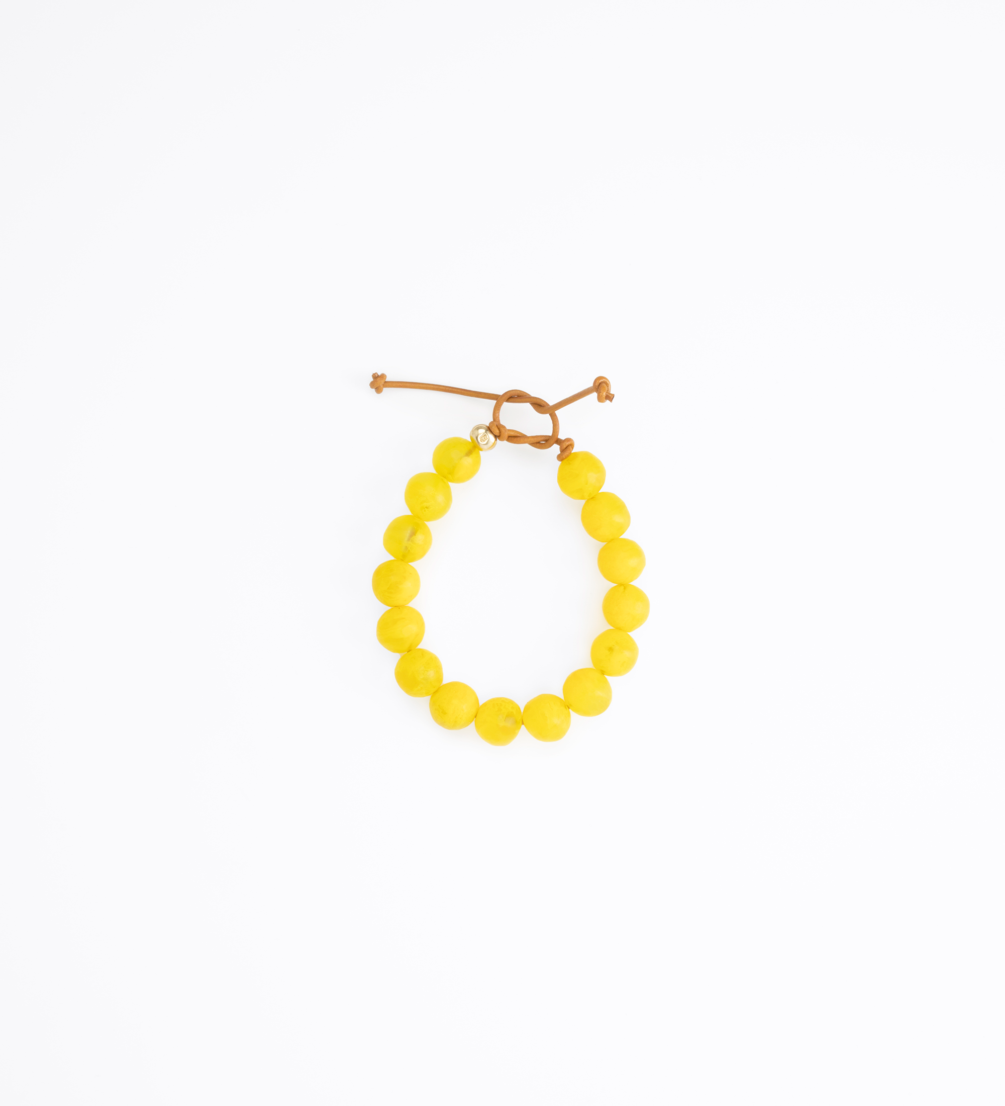 Dinosaur Designs Ball Bracelet Bracelets in Citrus color resin with One Size Fit