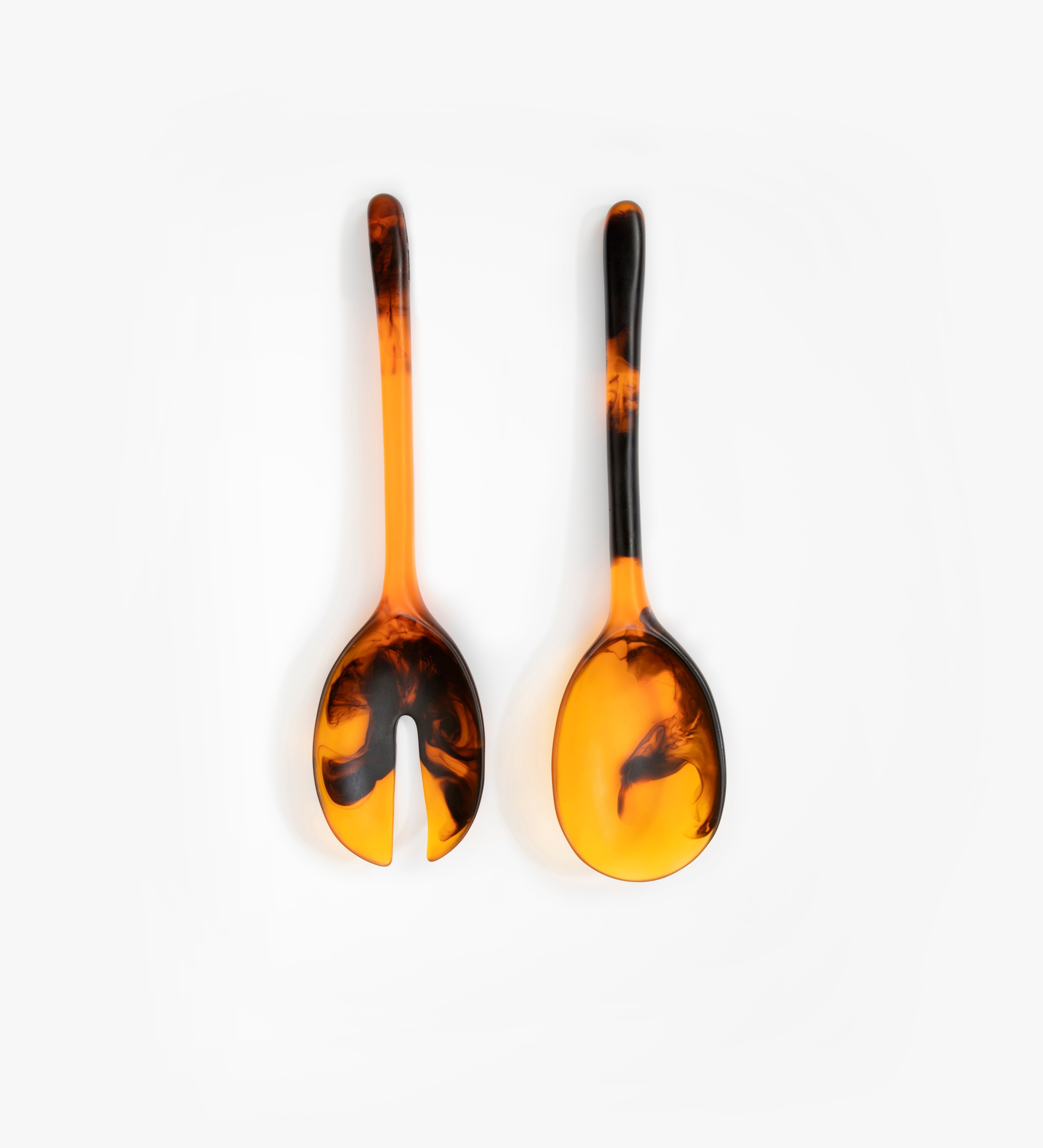 Dinosaur Designs Long Stone Servers Tableware in Tortoise color resin