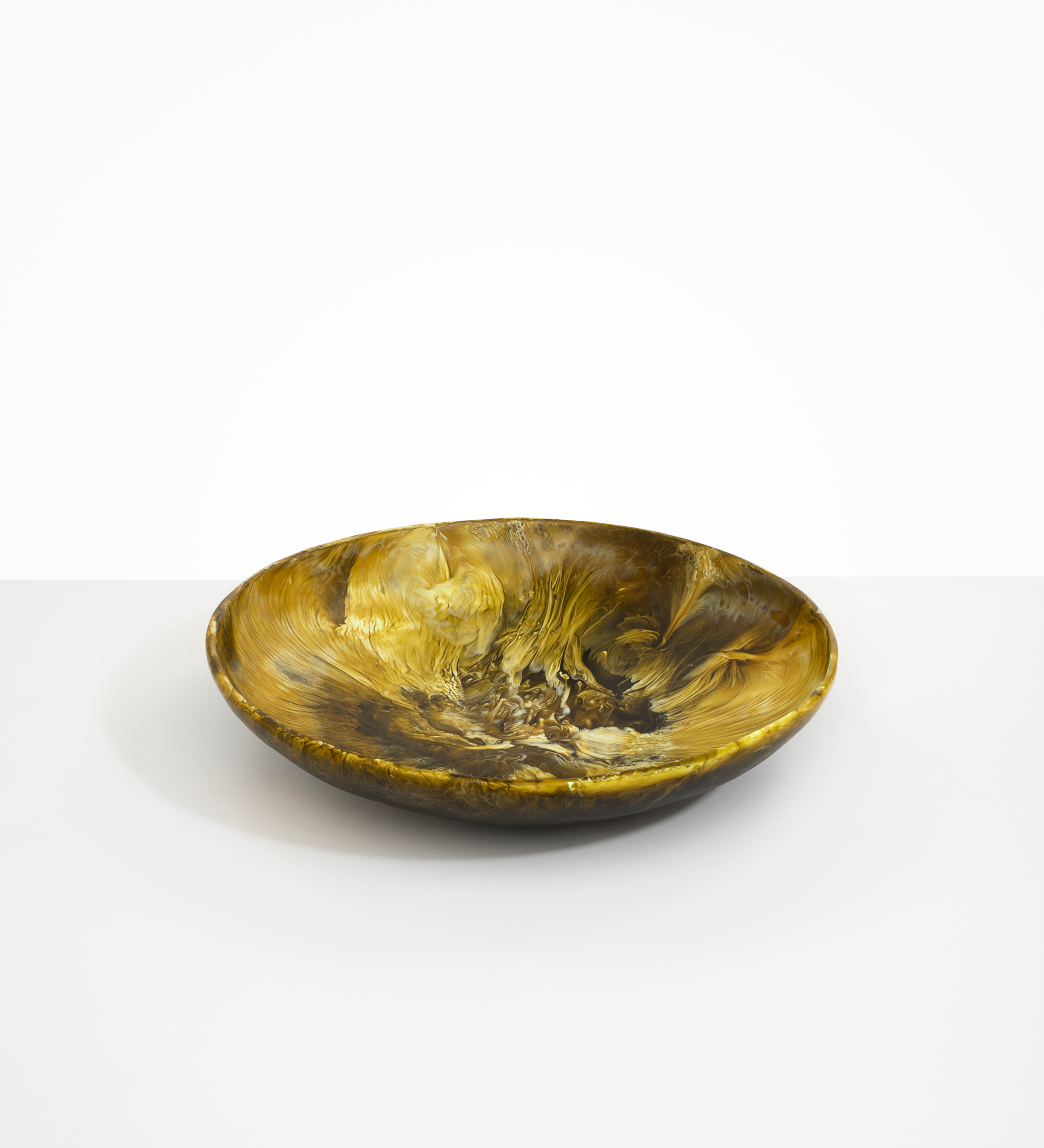 Dinosaur Designs Atelier Salad Bowl Bowls in Malachite color resin