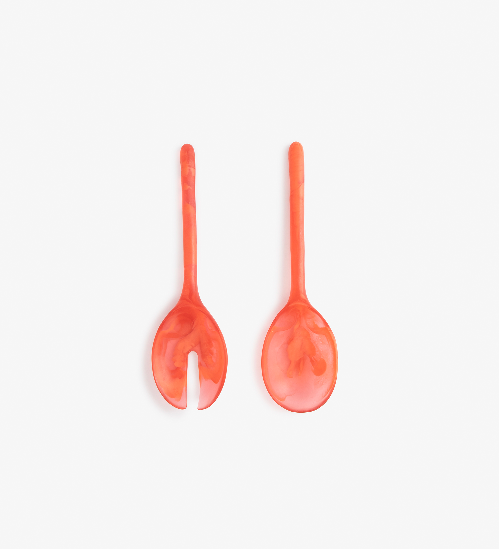 Dinosaur Designs Short Stone Servers Tableware in Lychee color resin 