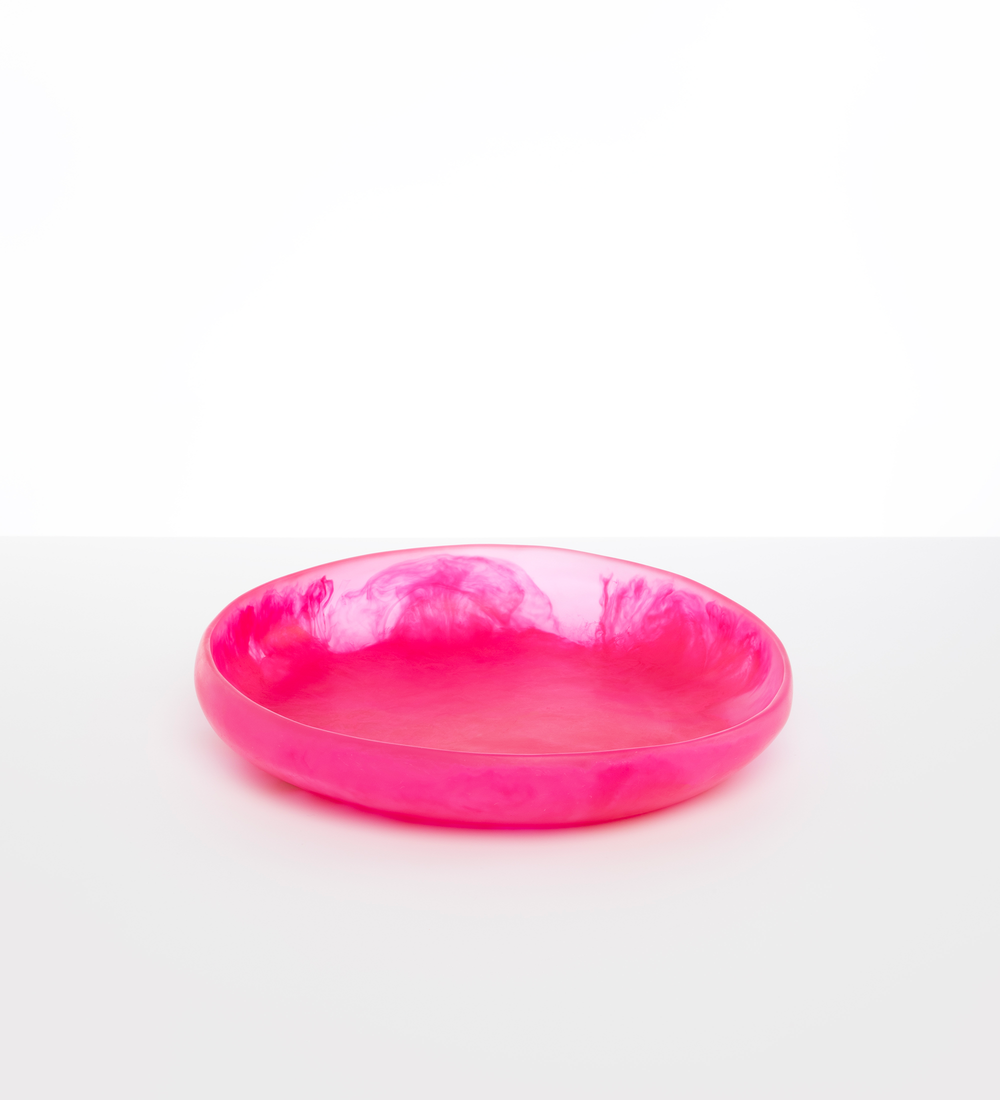 Dinosaur Designs Large Earth Bowl Bowls in Flamingo color resin