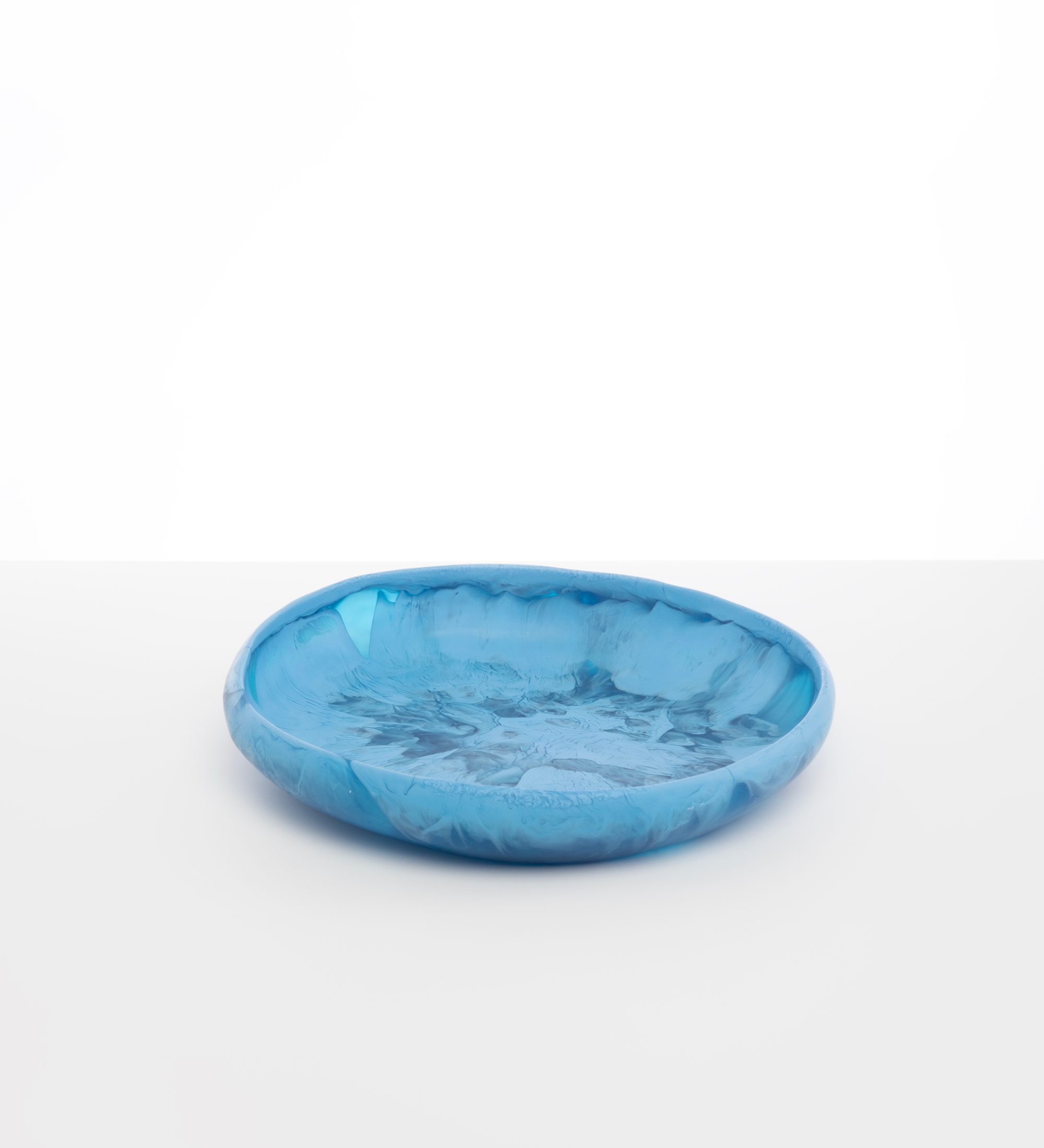 Dinosaur Designs Large Earth Bowl Bowls in Sky color resin