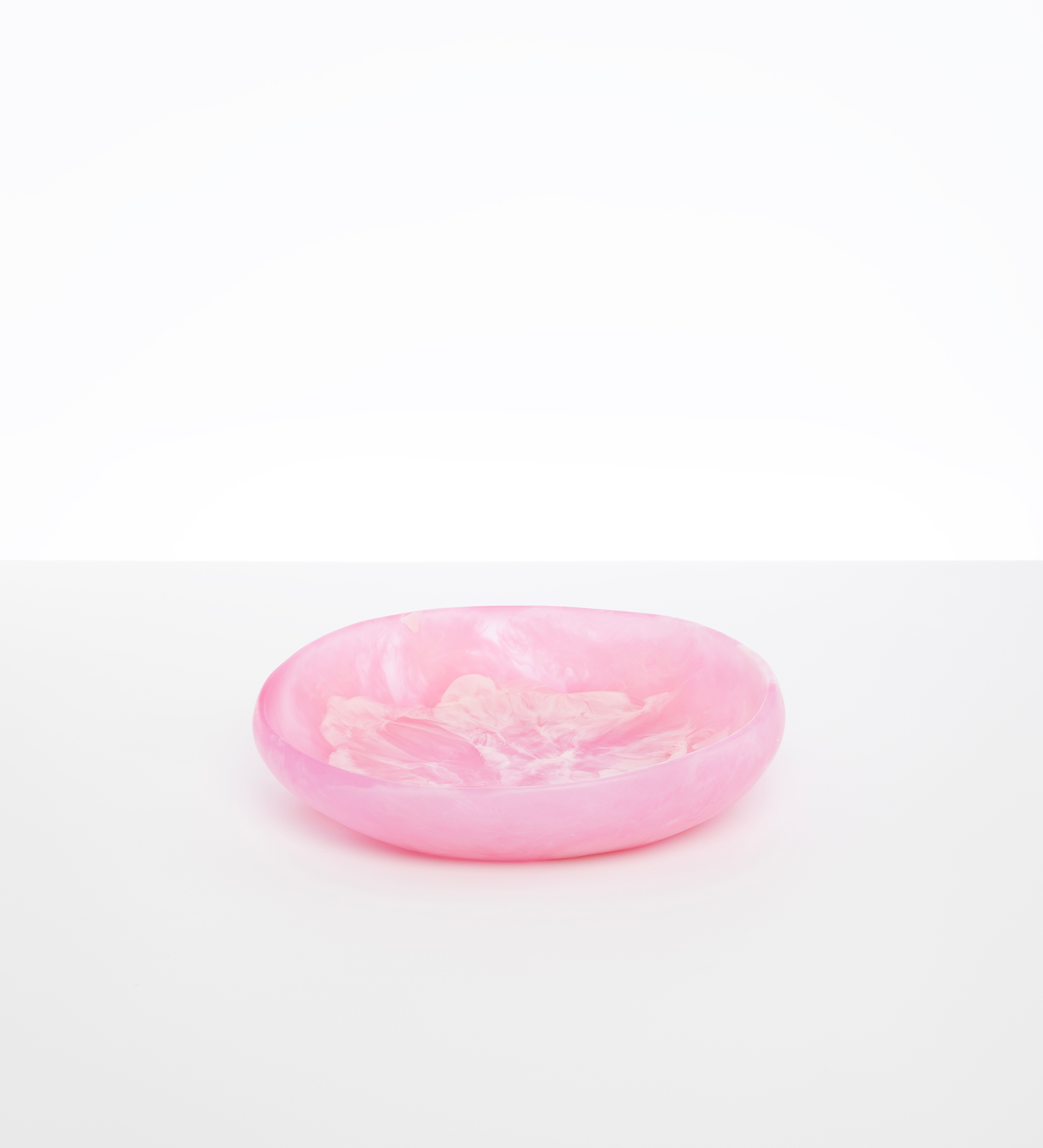 Dinosaur Designs Medium Earth Bowl Bowls in Shell Pink color resin