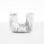 Dinosaur Designs Medium Branch Vase Vases in White Marble color resin
