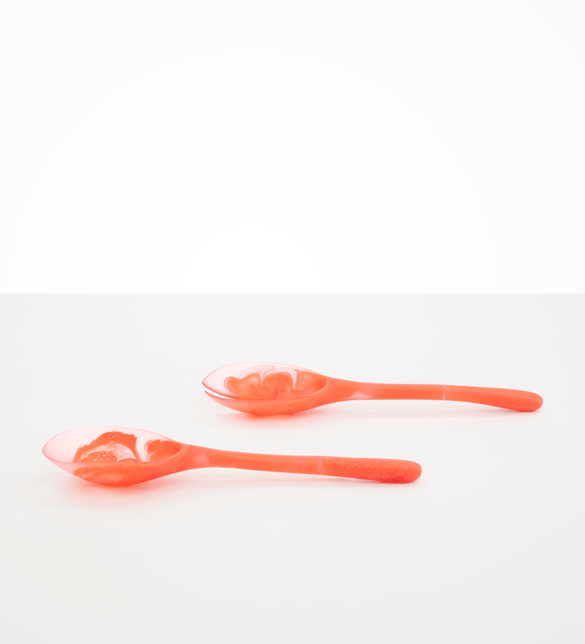 Dinosaur Designs Long Stone Servers Tableware in Lychee color resin